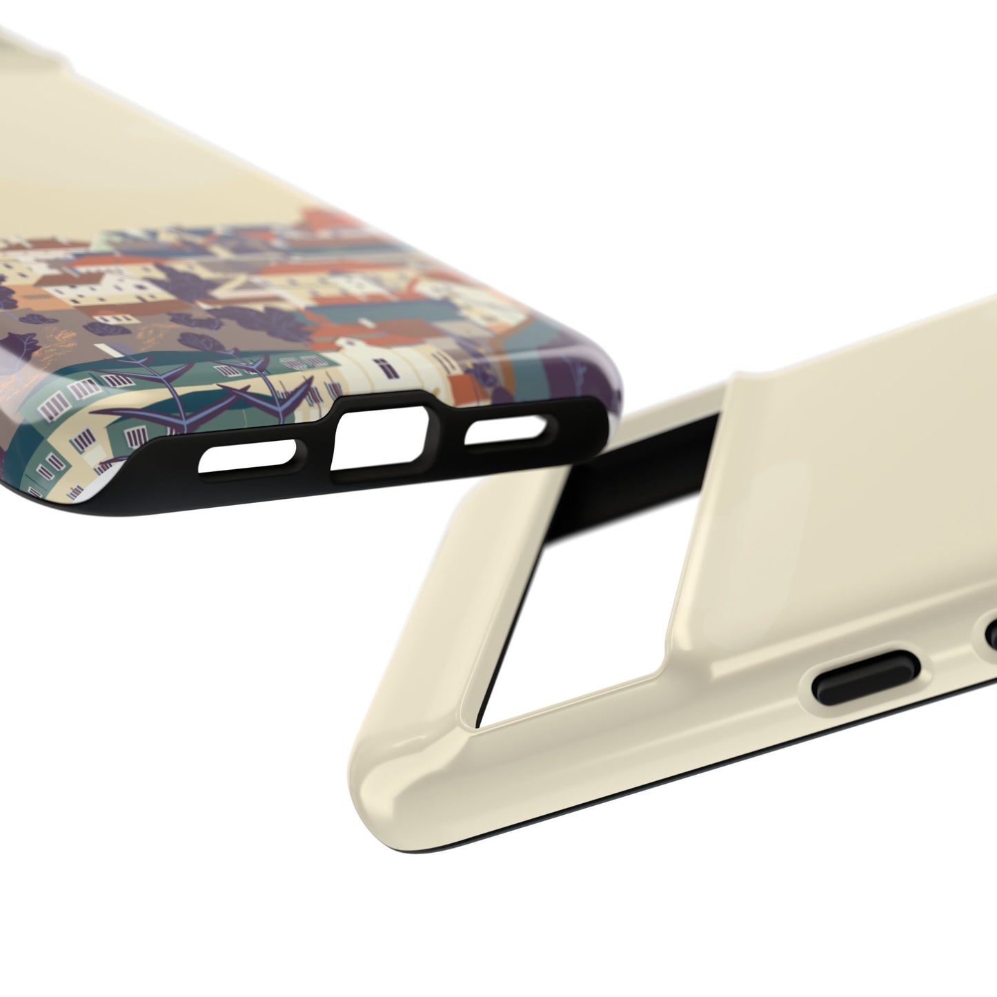Artistic Phone Case - Charming Village Design