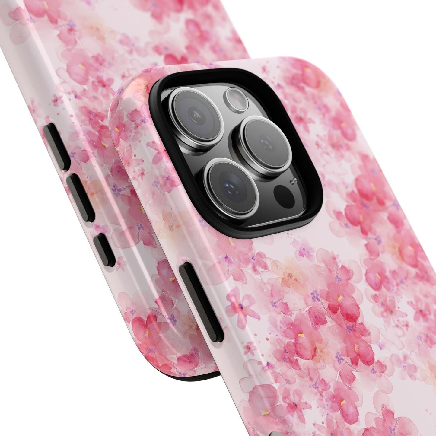 Floral Phone Case - Tough Cases with Pink Blossom Design