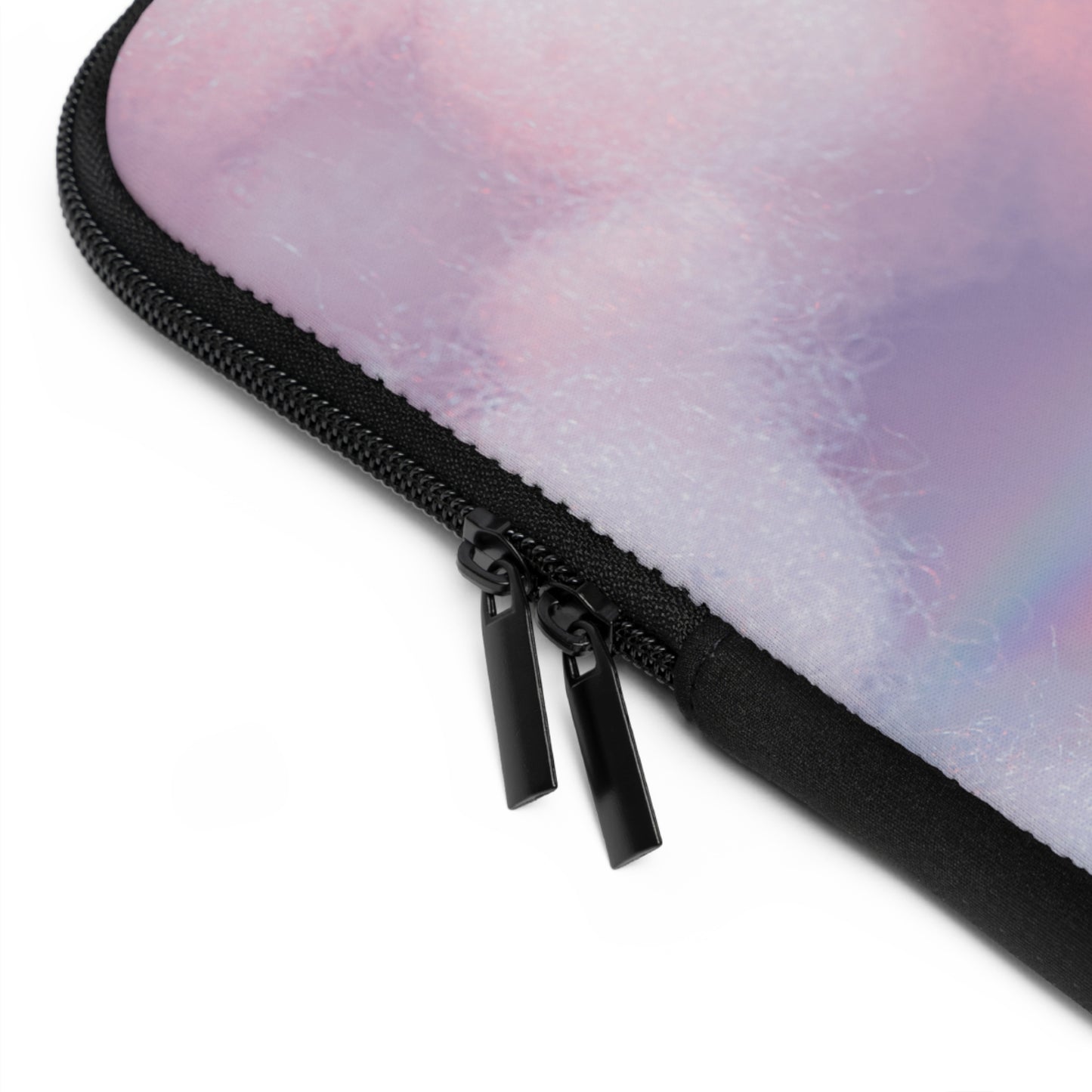 Pastel Clouds Laptop Sleeve with Clear Crystal Design