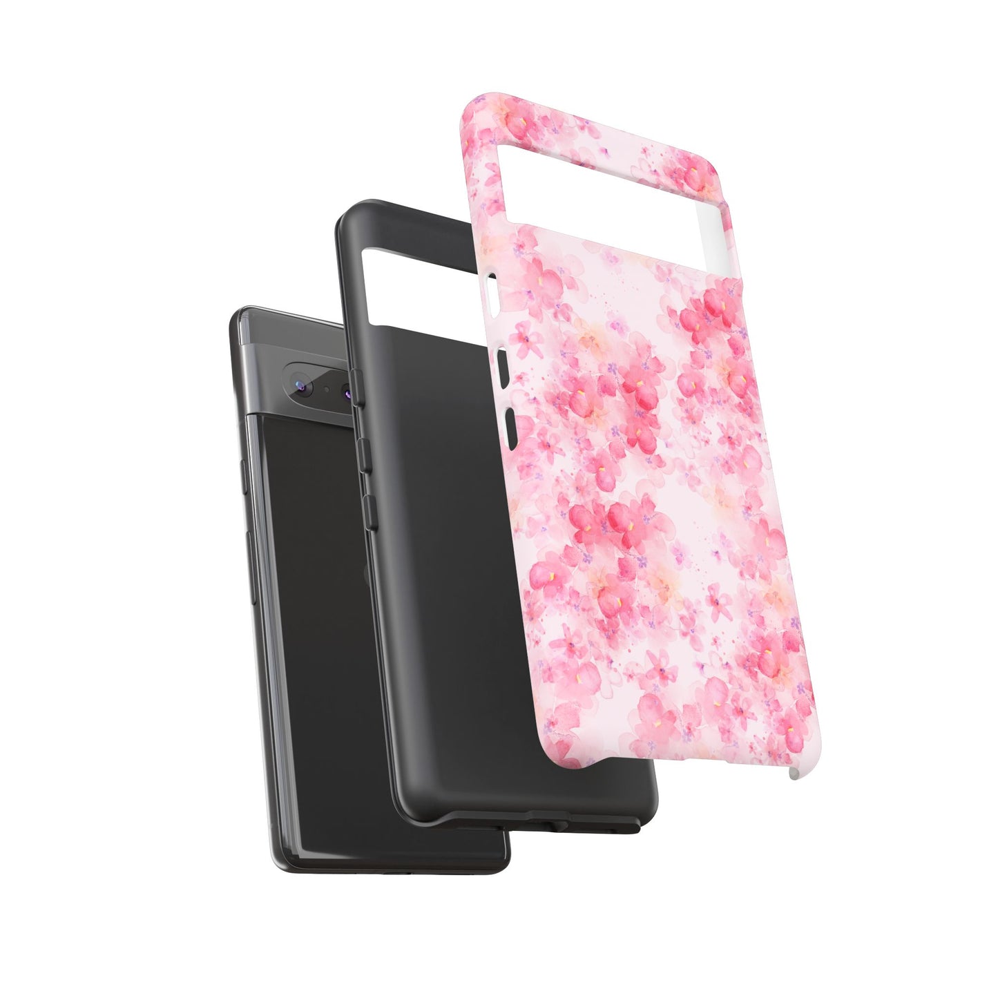 Floral Phone Case - Tough Cases with Pink Blossom Design