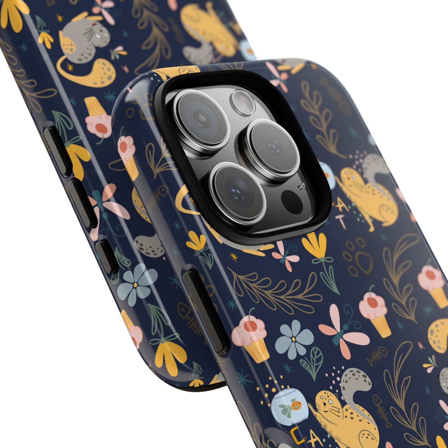 Cat-Themed Tough Phone Case - Tough Case For Stylish Protection