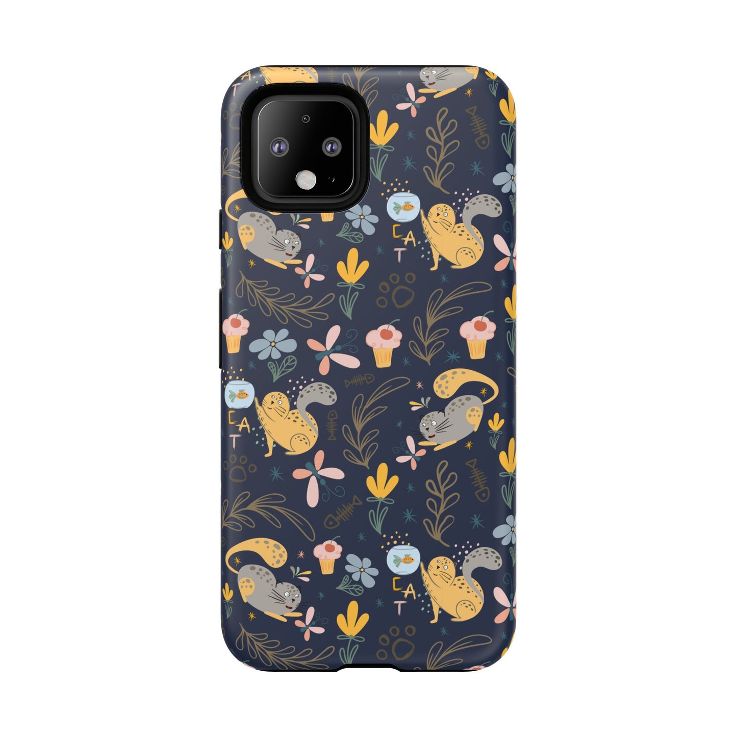 Cat-Themed Tough Phone Case - Tough Case For Stylish Protection