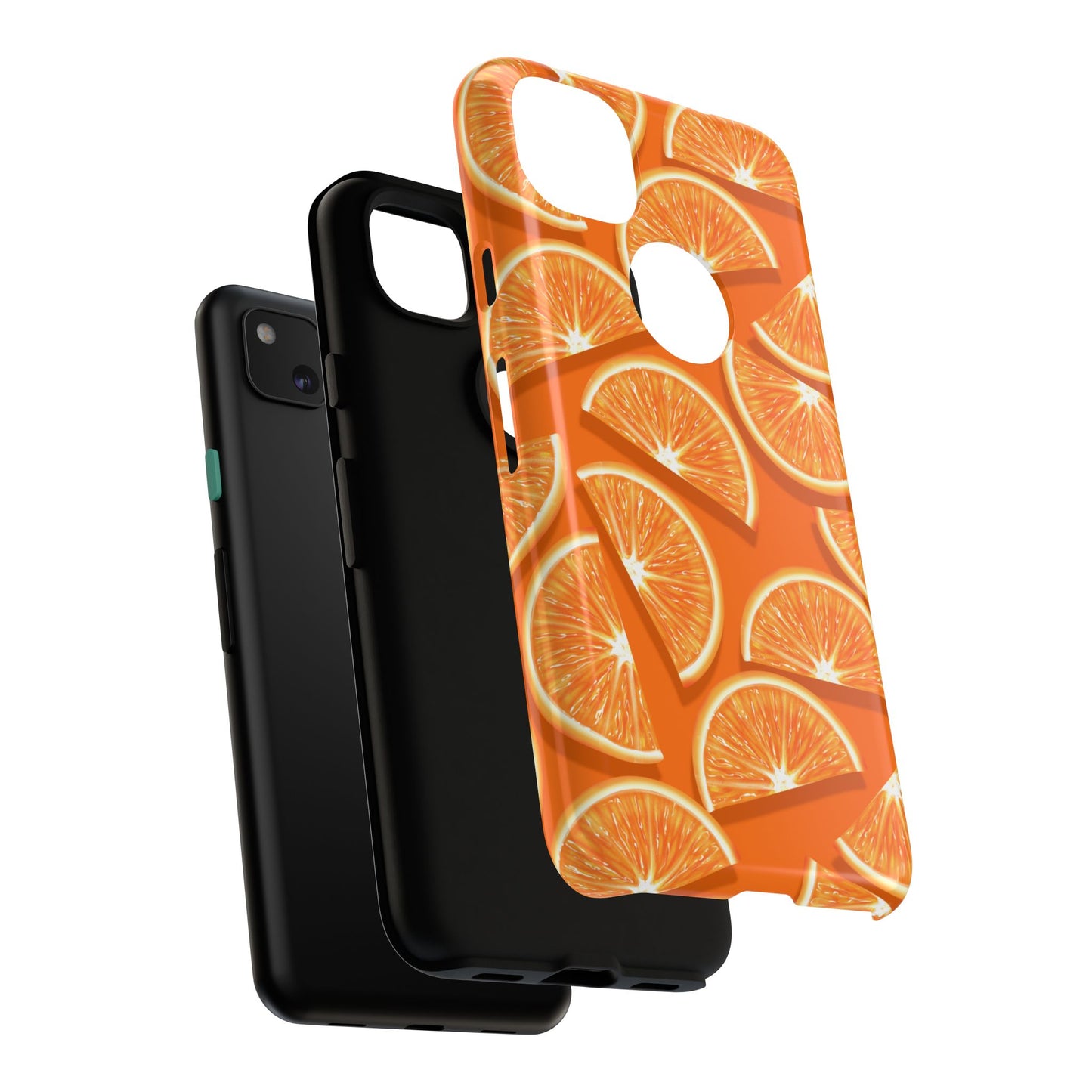 Vibrant Orange Slice Phone Case - Tough Cases for Phone Protection