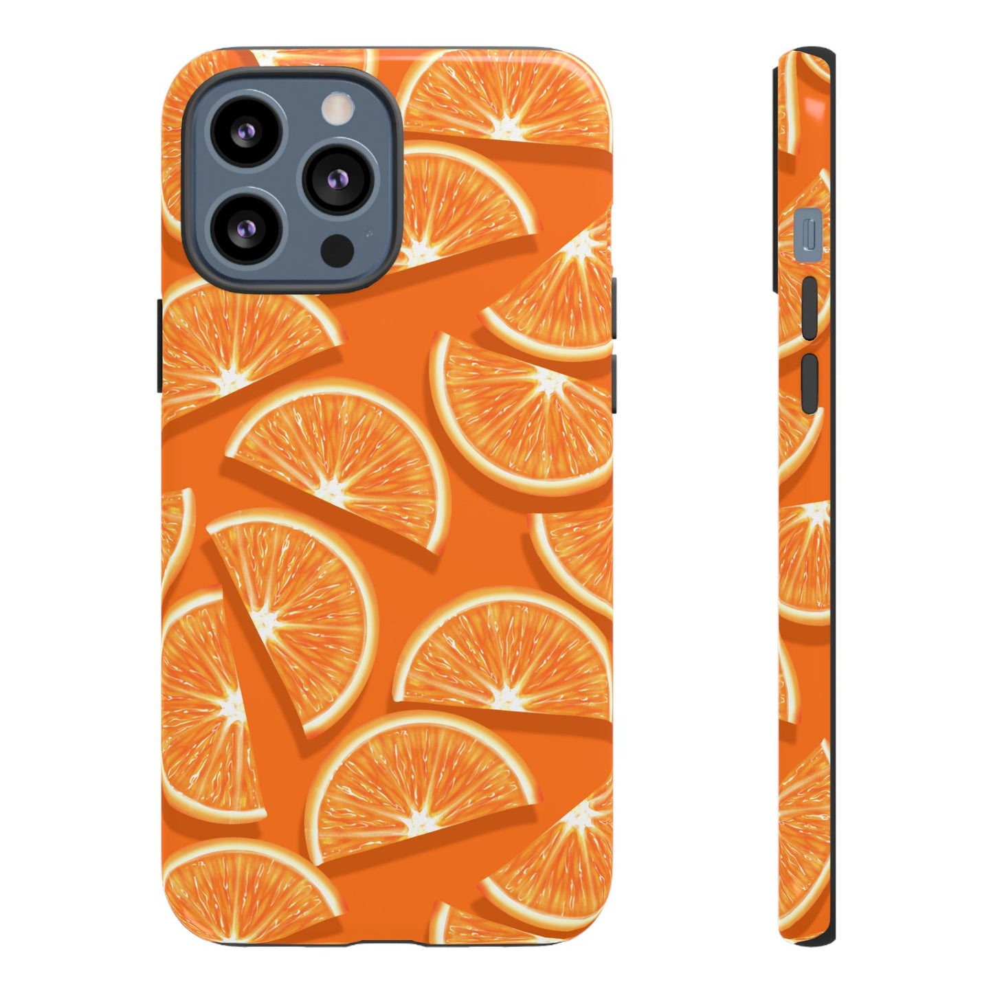 Vibrant Orange Slice Phone Case - Tough Cases for Phone Protection
