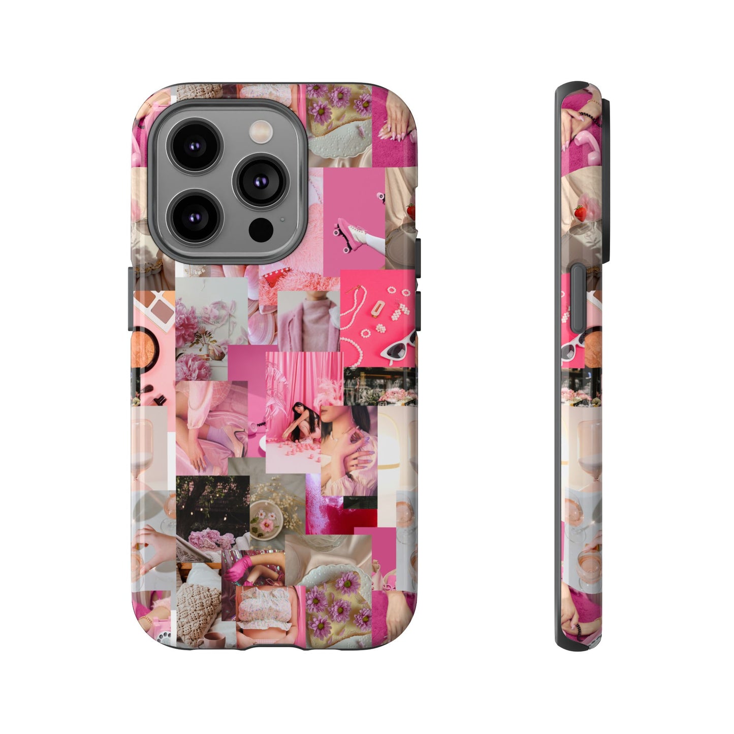 Chic Pink Phone Case- Tough Case For Stylish Protection