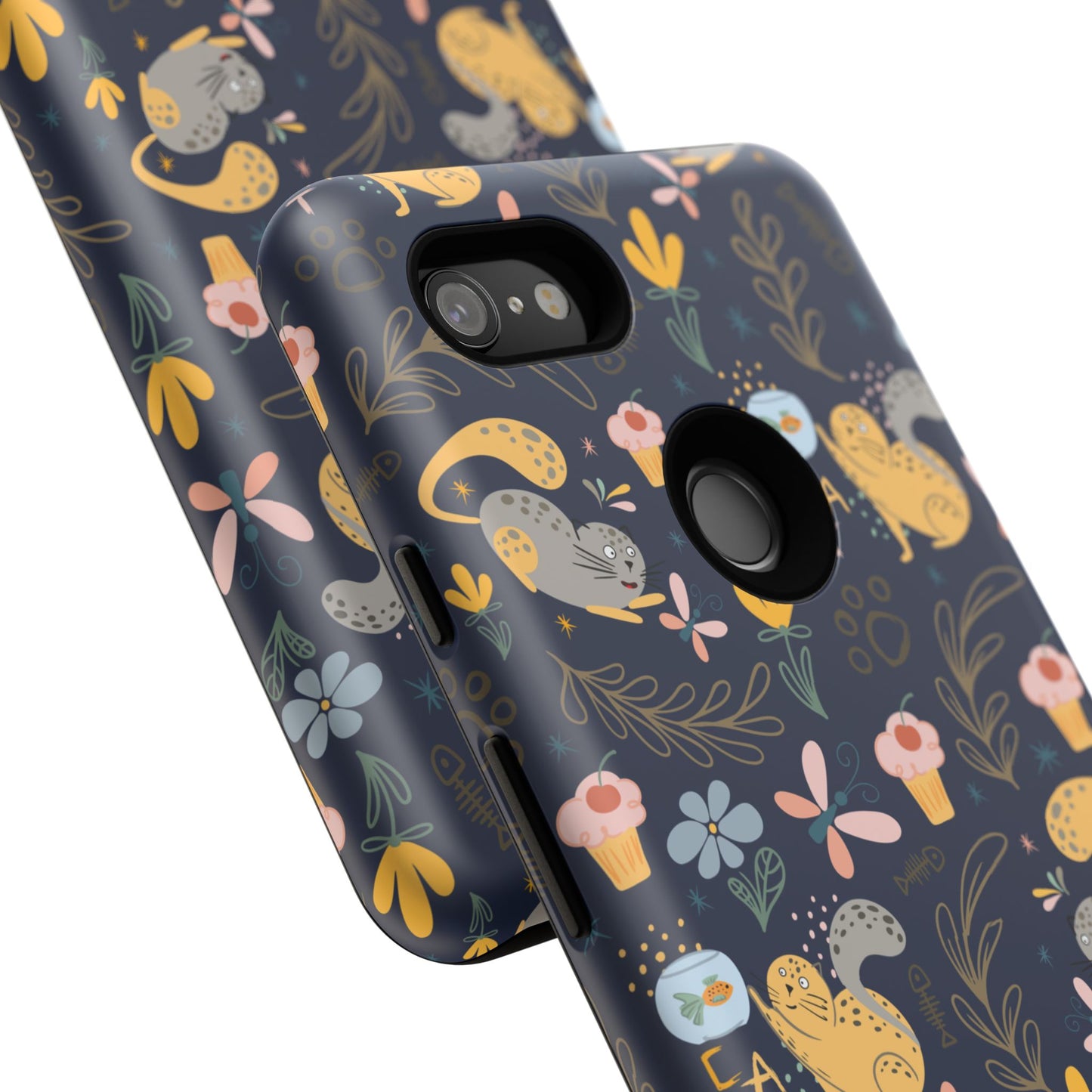 Cat-Themed Tough Phone Case - Tough Case For Stylish Protection