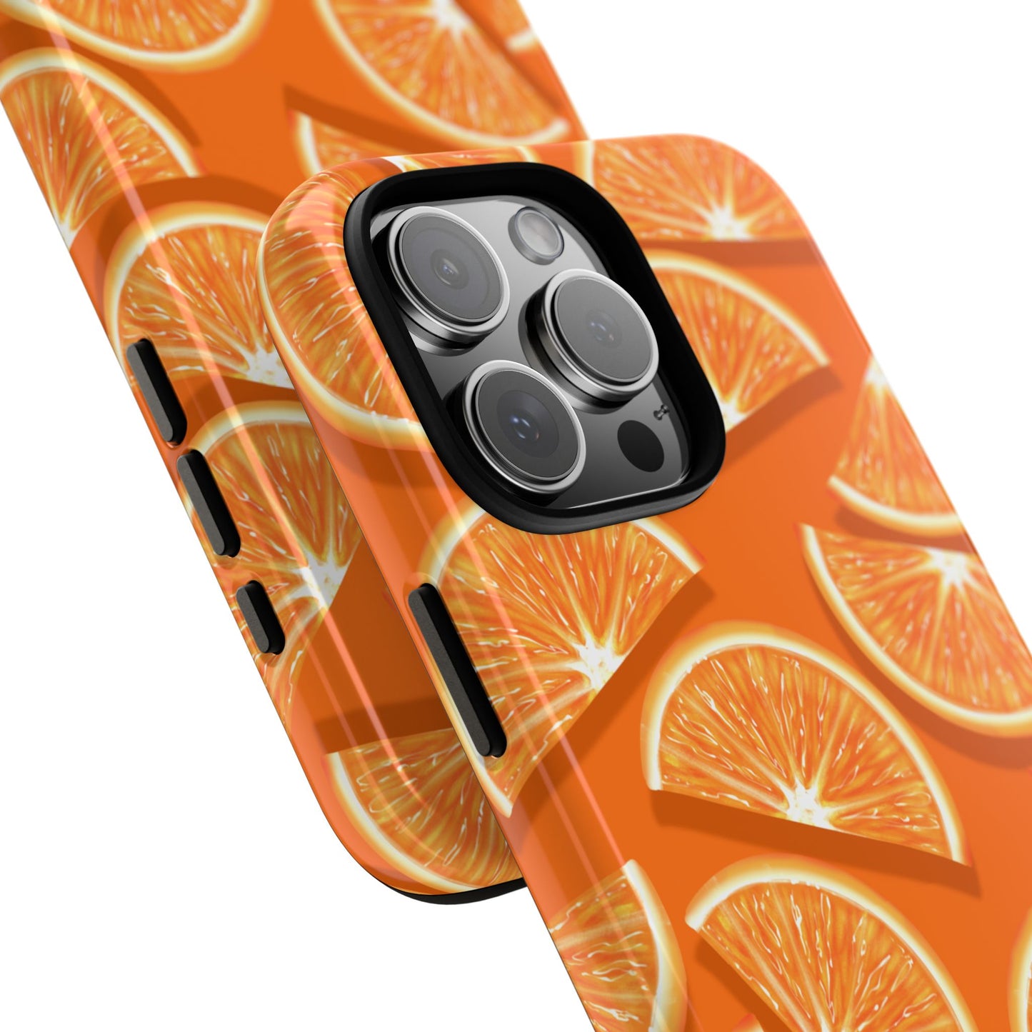 Vibrant Orange Slice Phone Case - Tough Cases for Phone Protection