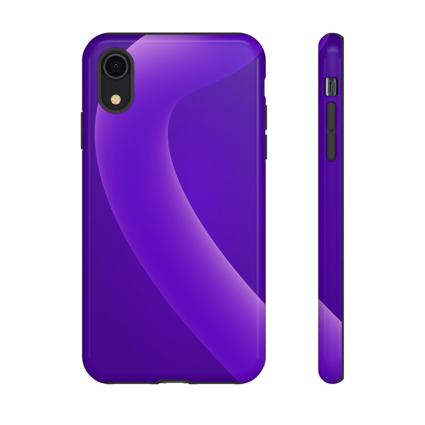 Stylish Tough Phone Case - Modern Purple Design for Ultimate Protection