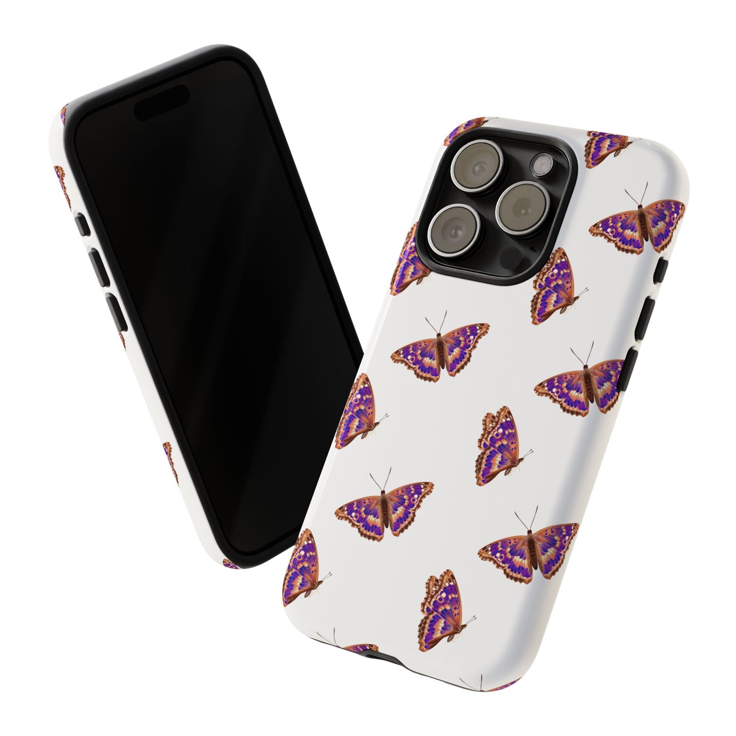Butterfly Print Phone Case - Tough Case For Stylish Protection