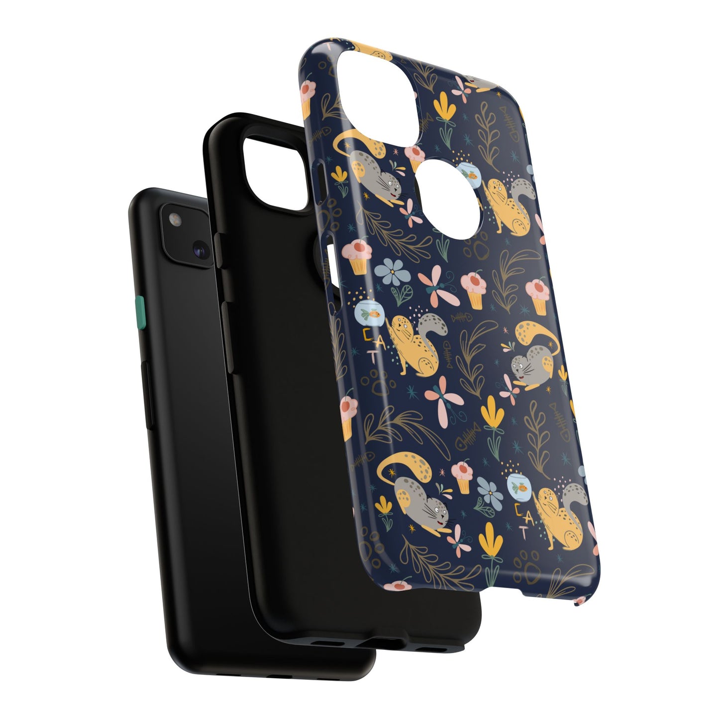 Cat-Themed Tough Phone Case - Tough Case For Stylish Protection