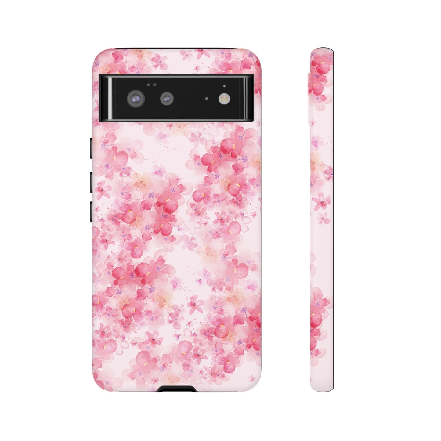 Floral Phone Case - Tough Cases with Pink Blossom Design