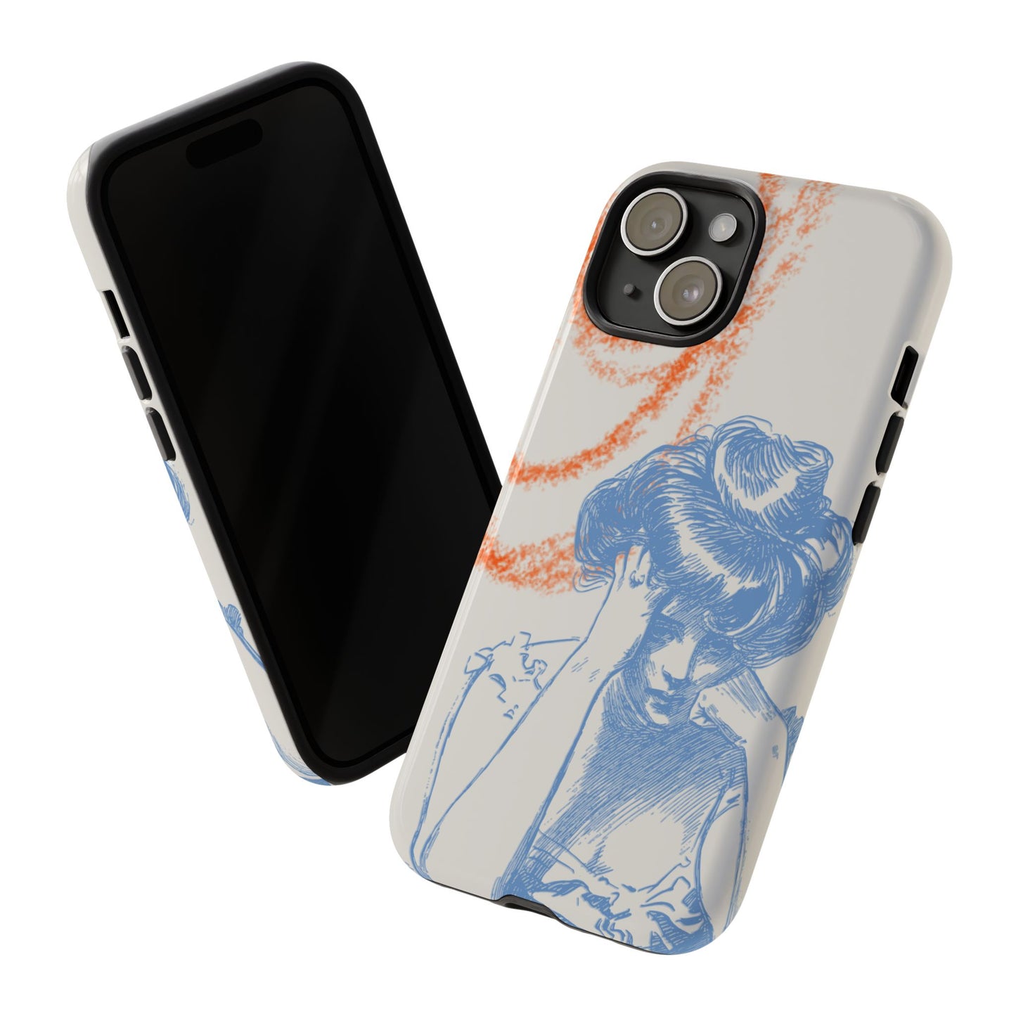 Artistic Phone Case with Stress Relief Design