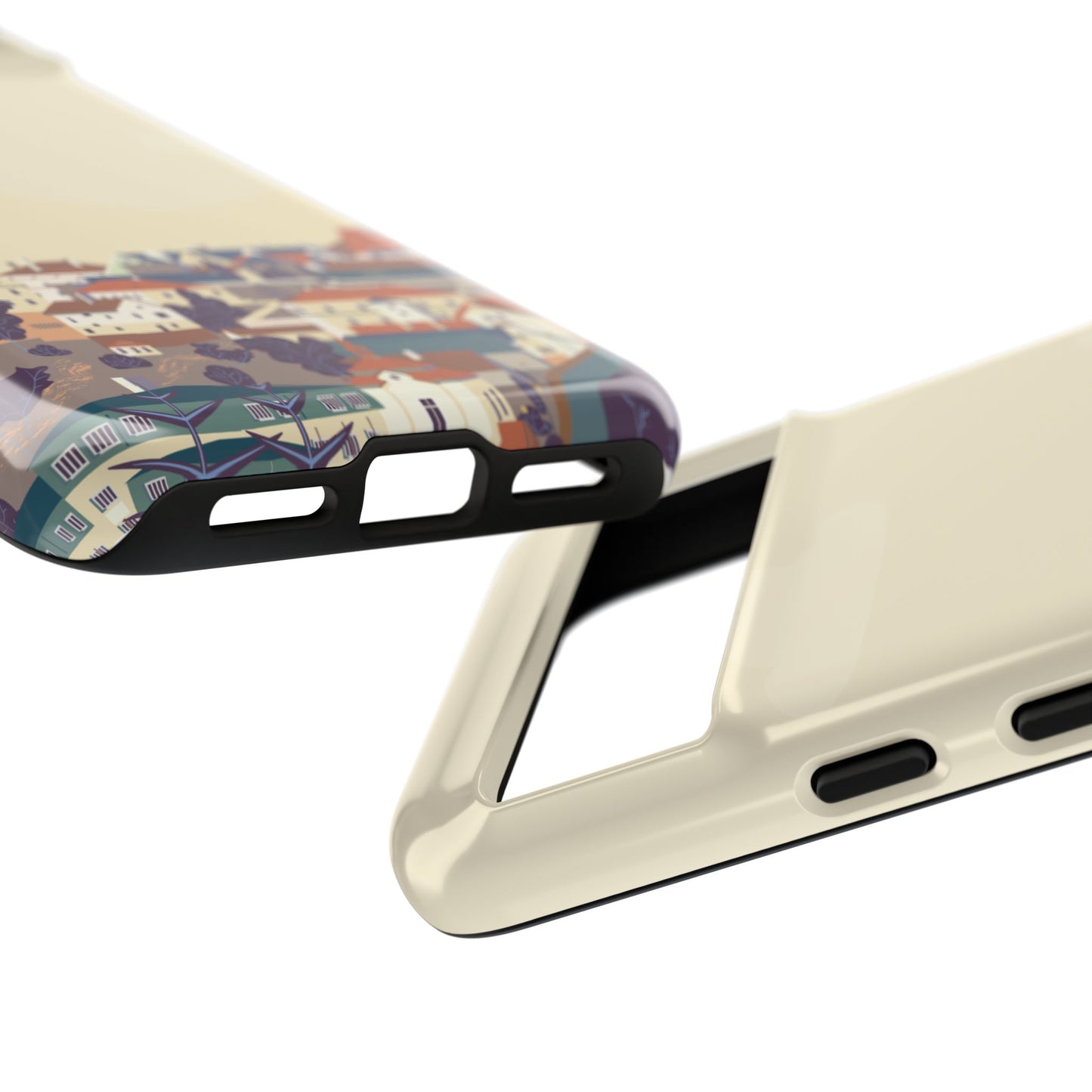 Artistic Phone Case - Charming Village Design