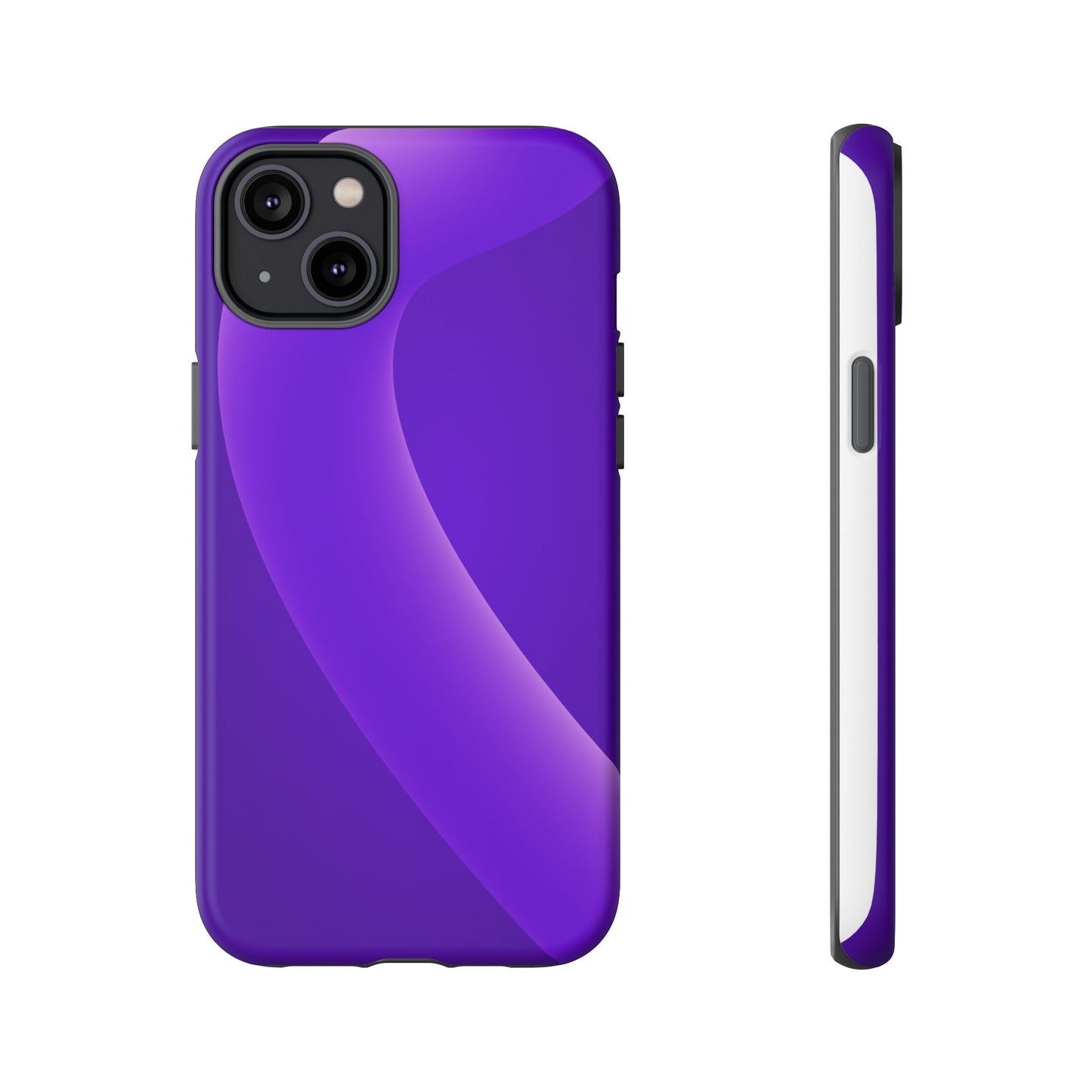 Stylish Tough Phone Case - Modern Purple Design for Ultimate Protection