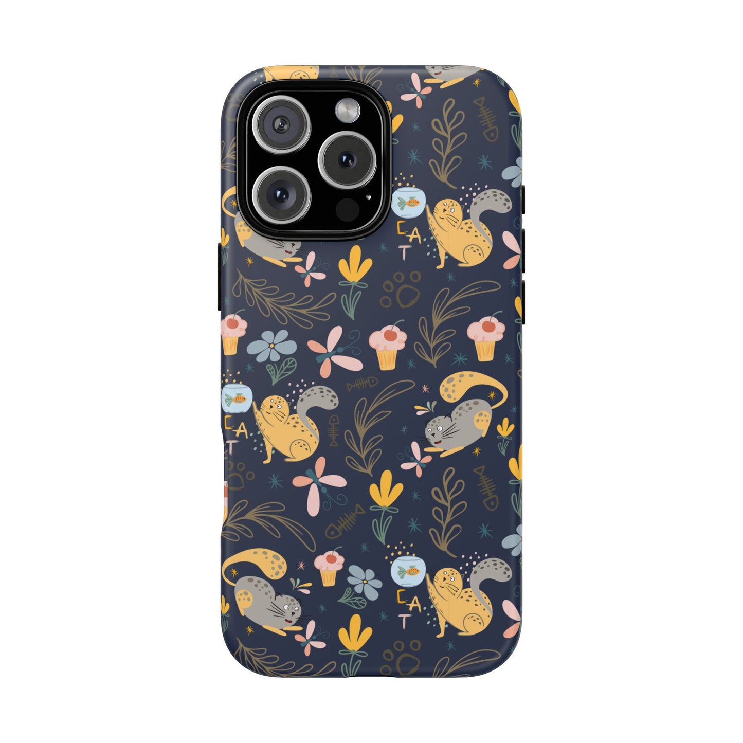 Cat-Themed Tough Phone Case - Tough Case For Stylish Protection