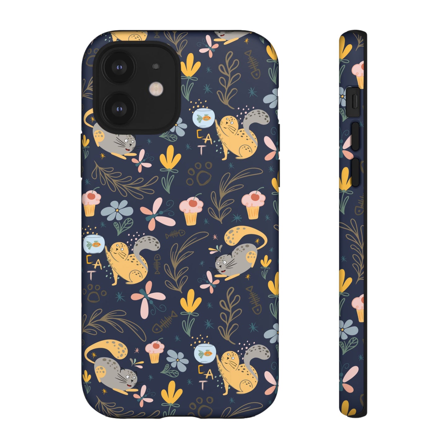 Cat-Themed Tough Phone Case - Tough Case For Stylish Protection