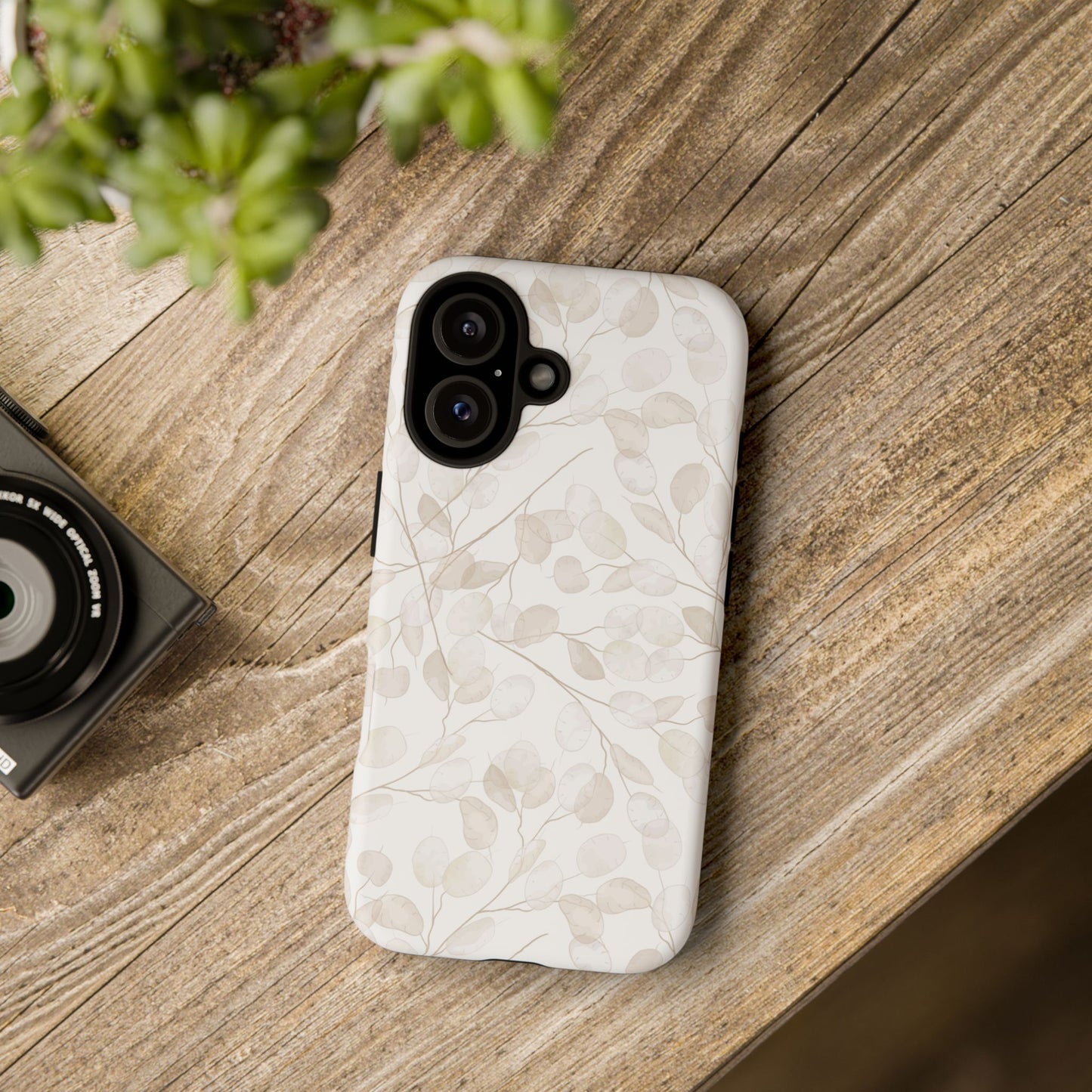 Botanical Phone Case, Tough Cases, Floral Design, Nature Lover Gift, Eco-Friendly Accessory, Protective Phone Cover