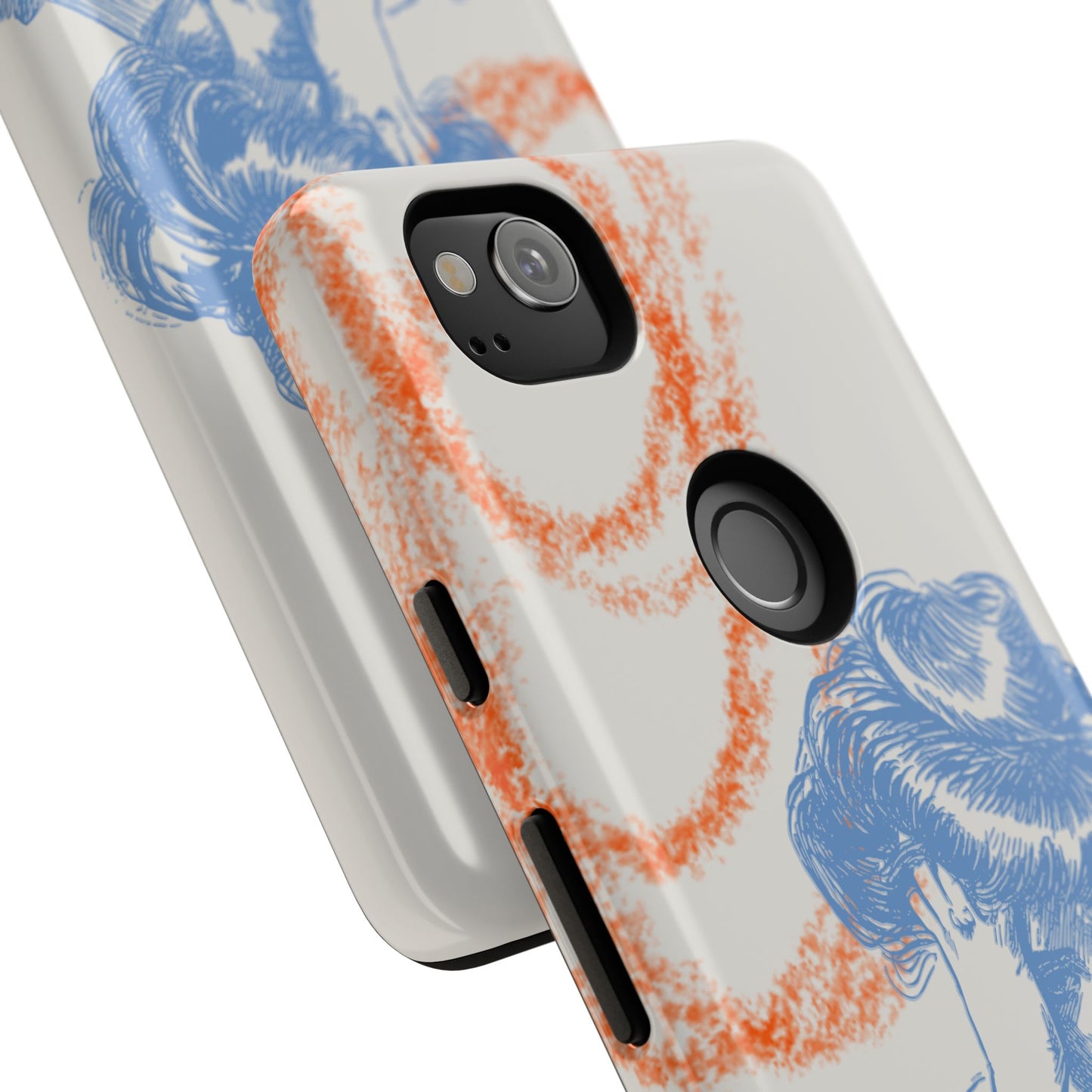 Artistic Phone Case with Stress Relief Design