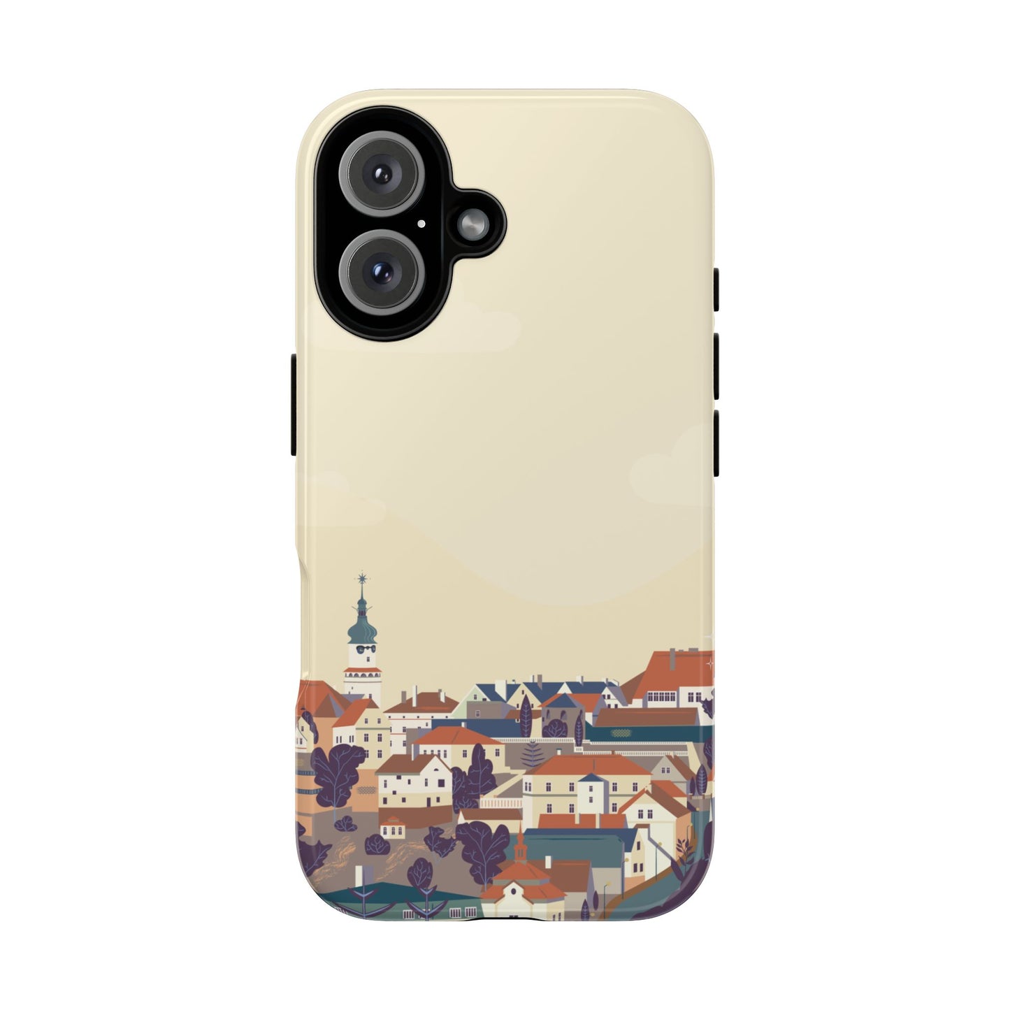 Artistic Phone Case - Charming Village Design