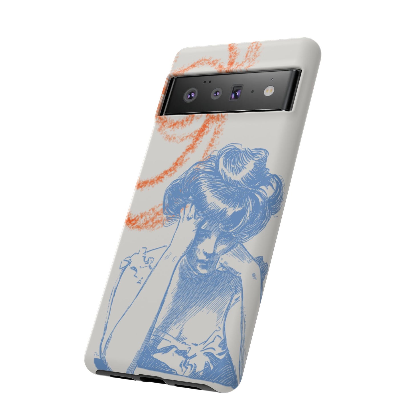 Artistic Phone Case with Stress Relief Design
