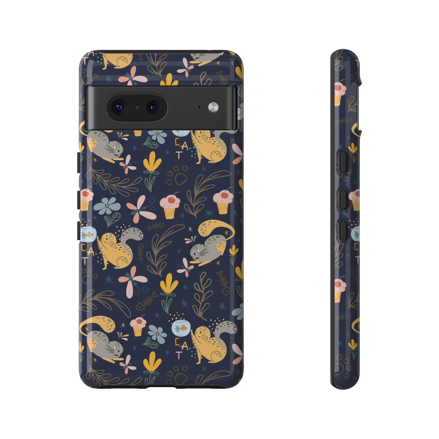Cat-Themed Tough Phone Case - Tough Case For Stylish Protection