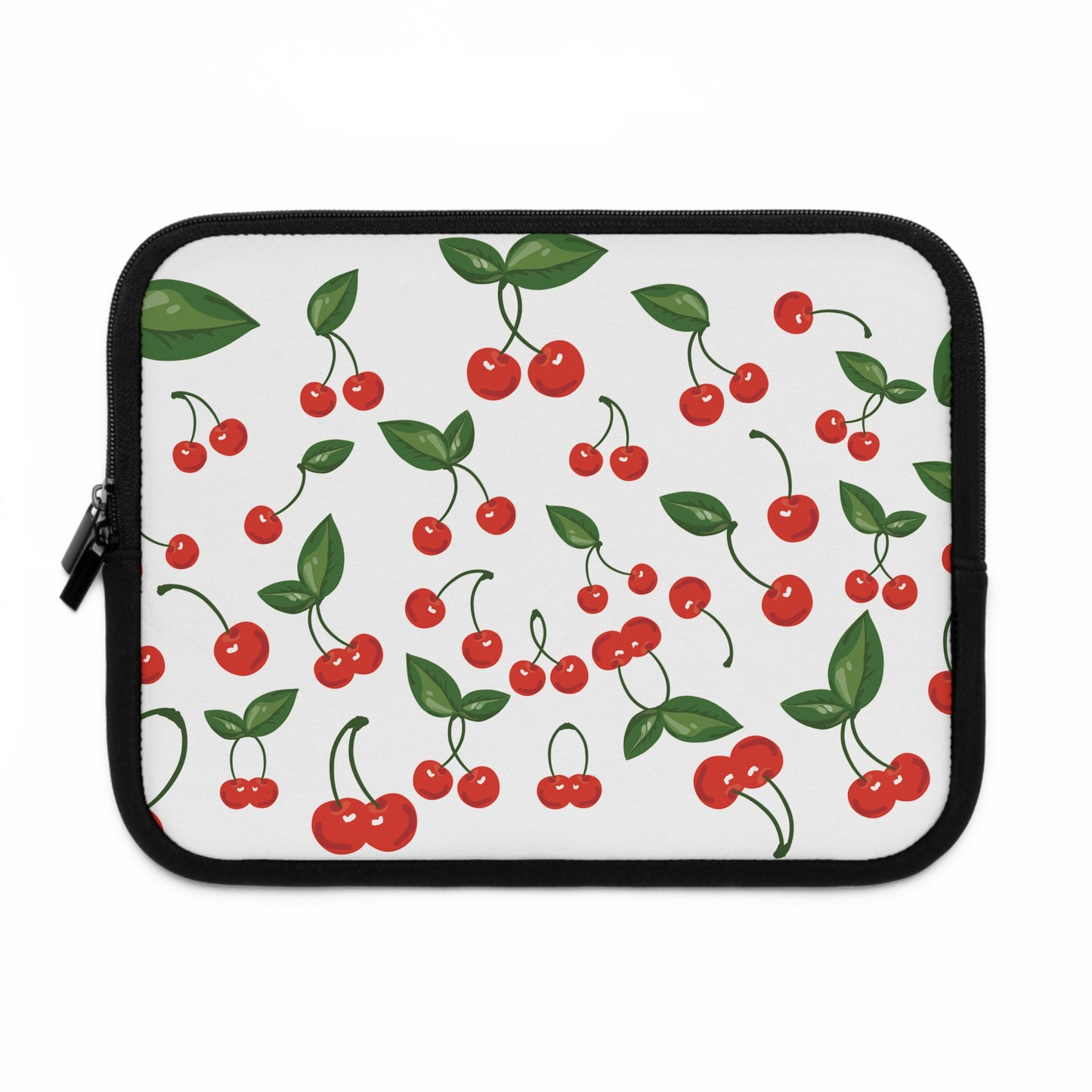 Cherry Blossom Laptop Sleeve, Cute Laptop Case, Cherry Print Bag, Computer Sleeve, Sweet Gift for Students, Floral Tech Accessory