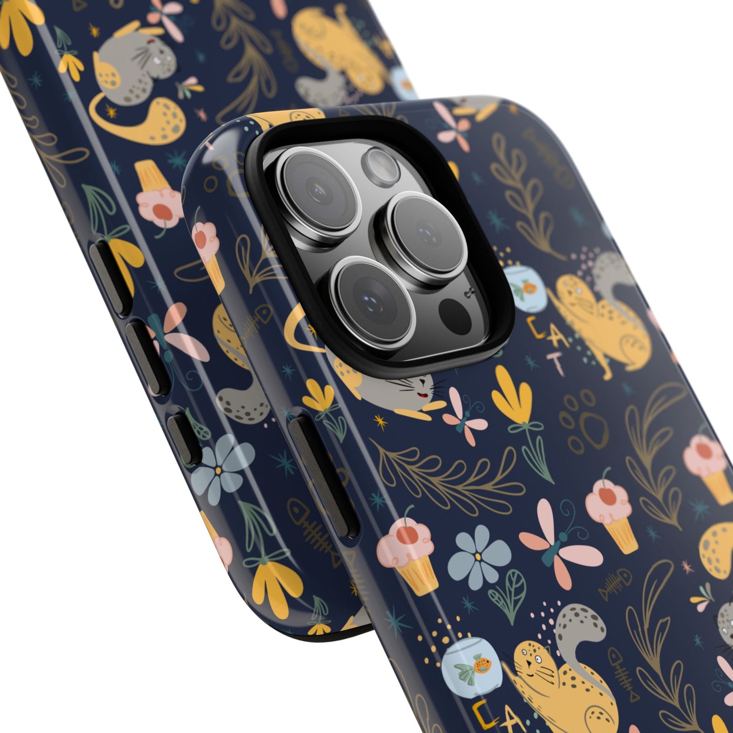 Cat-Themed Tough Phone Case - Tough Case For Stylish Protection