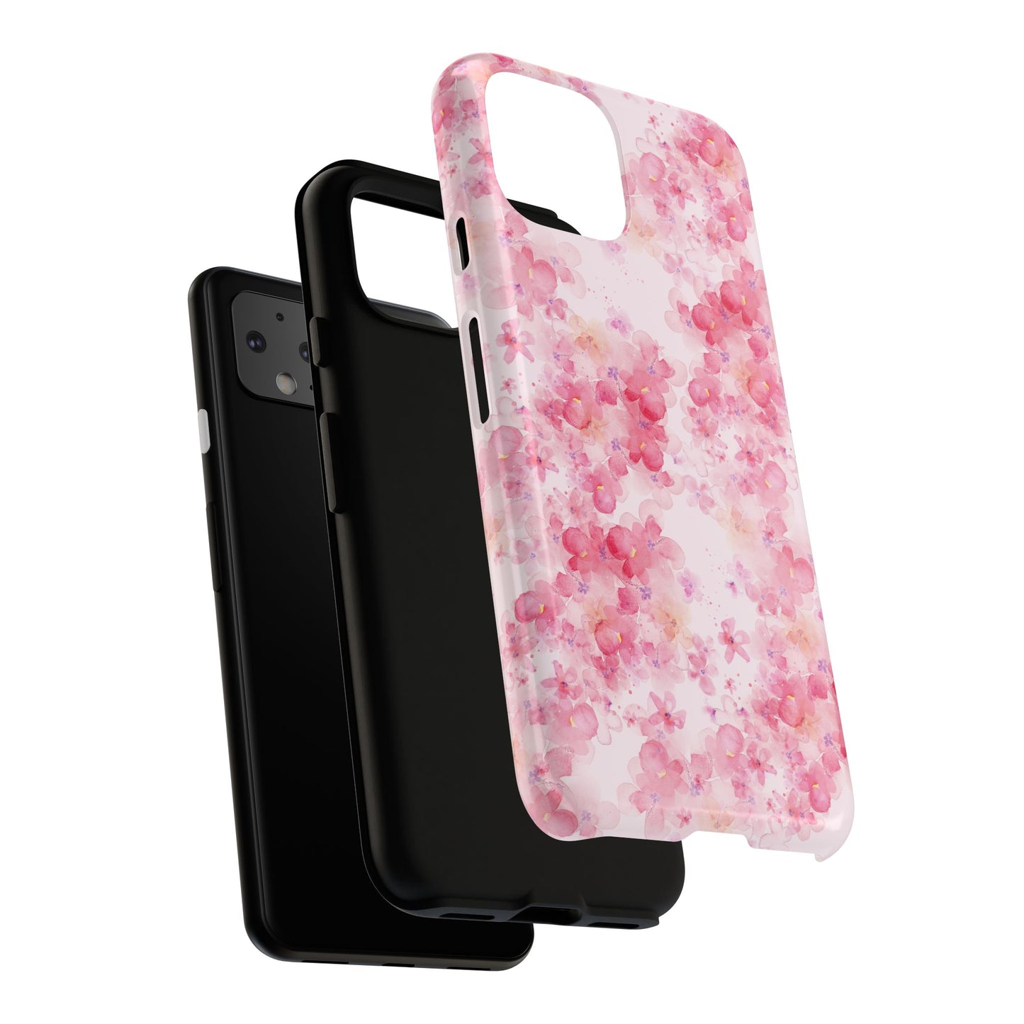 Floral Phone Case - Tough Cases with Pink Blossom Design