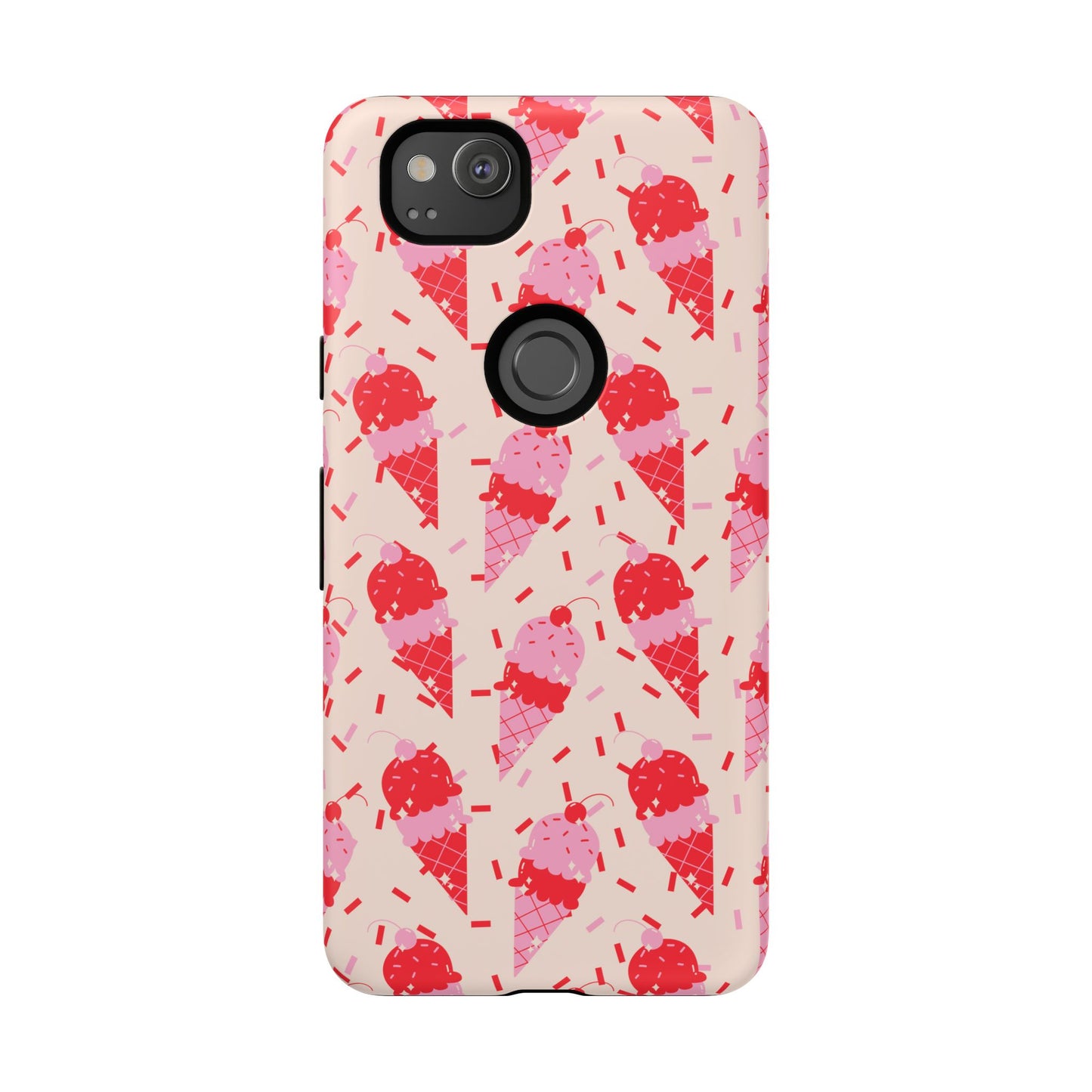 Ice Cream Phone Case - Cute Tough Cases for Ice Cream Lovers, Fun Summer Accessory, Birthday Gift, Colorful iPhone Cover