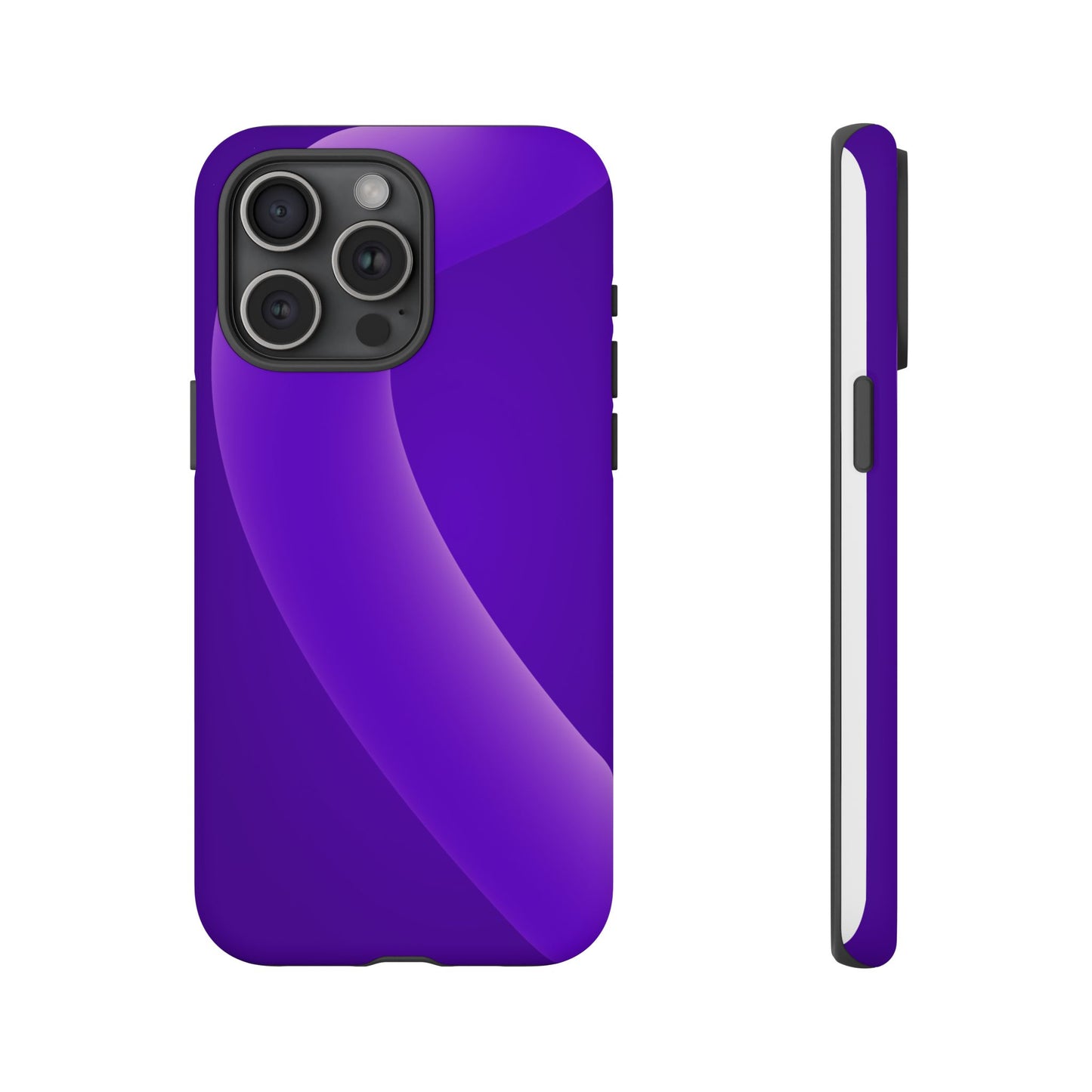 Stylish Tough Phone Case - Modern Purple Design for Ultimate Protection