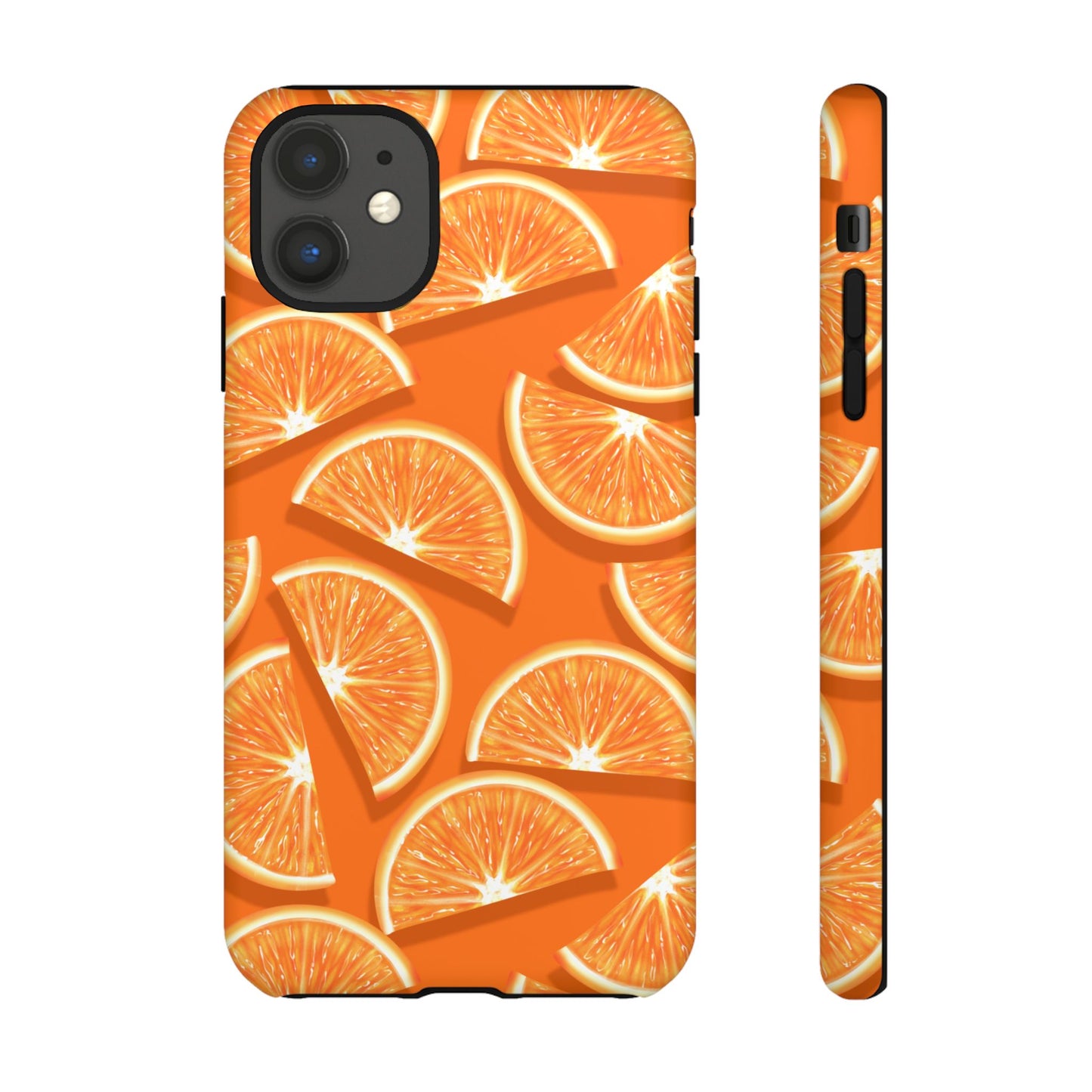 Vibrant Orange Slice Phone Case - Tough Cases for Phone Protection