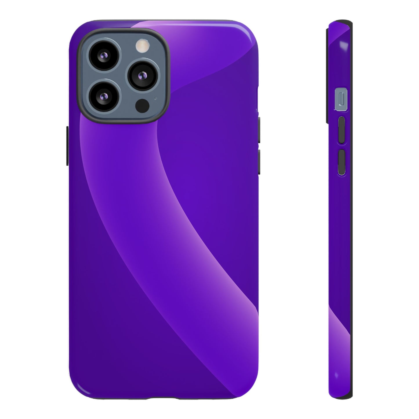 Stylish Tough Phone Case - Modern Purple Design for Ultimate Protection