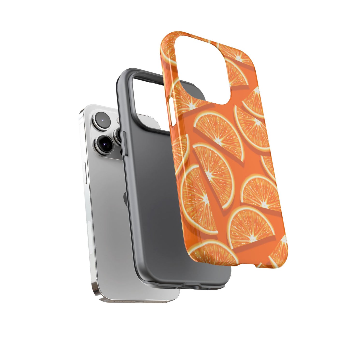 Vibrant Orange Slice Phone Case - Tough Cases for Phone Protection