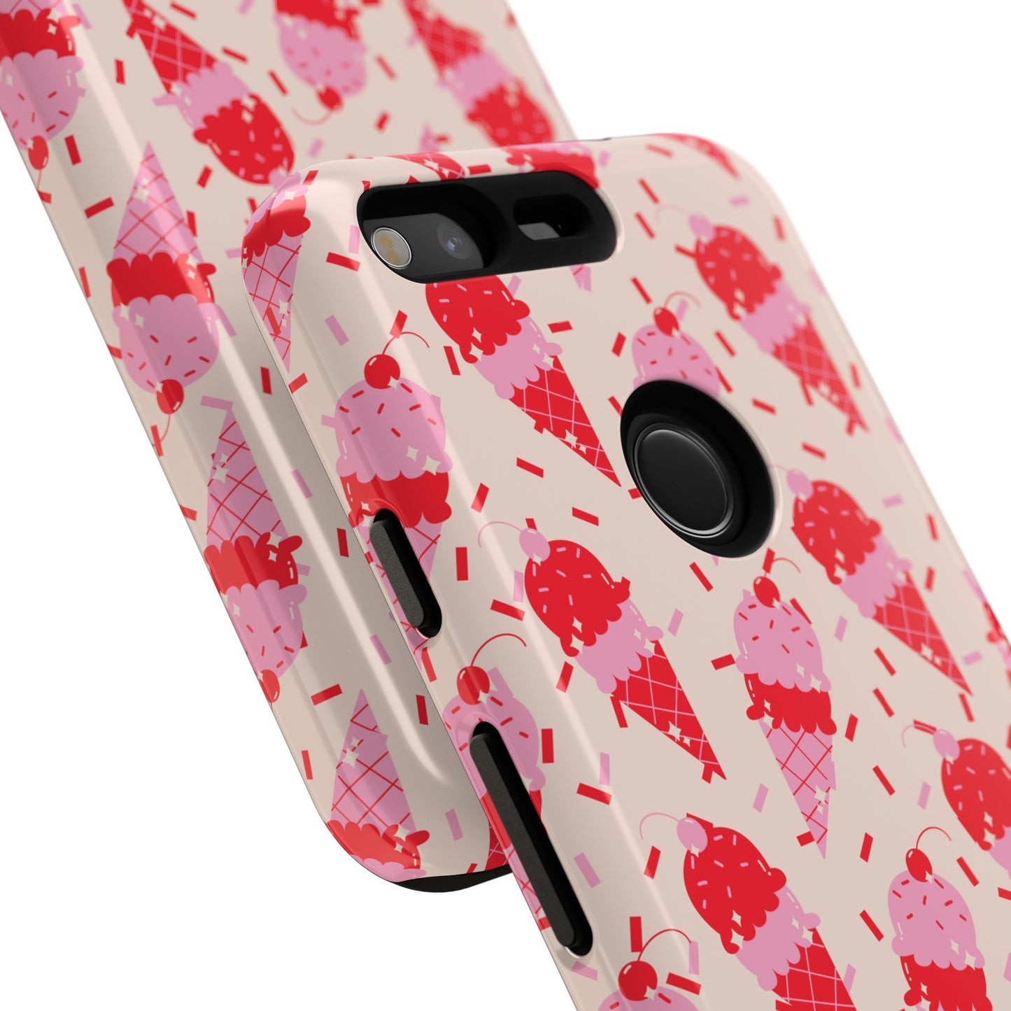 Ice Cream Phone Case - Cute Tough Cases for Ice Cream Lovers, Fun Summer Accessory, Birthday Gift, Colorful iPhone Cover