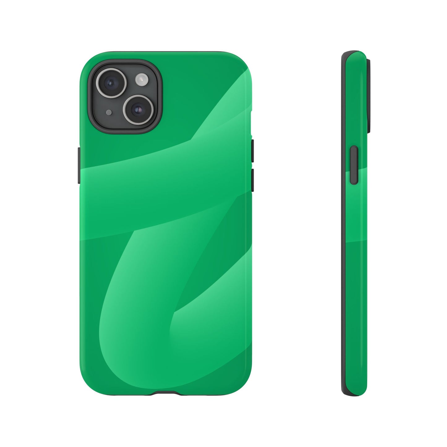 Stylish Tough Phone Case - Modern Green Design for Ultimate Protection
