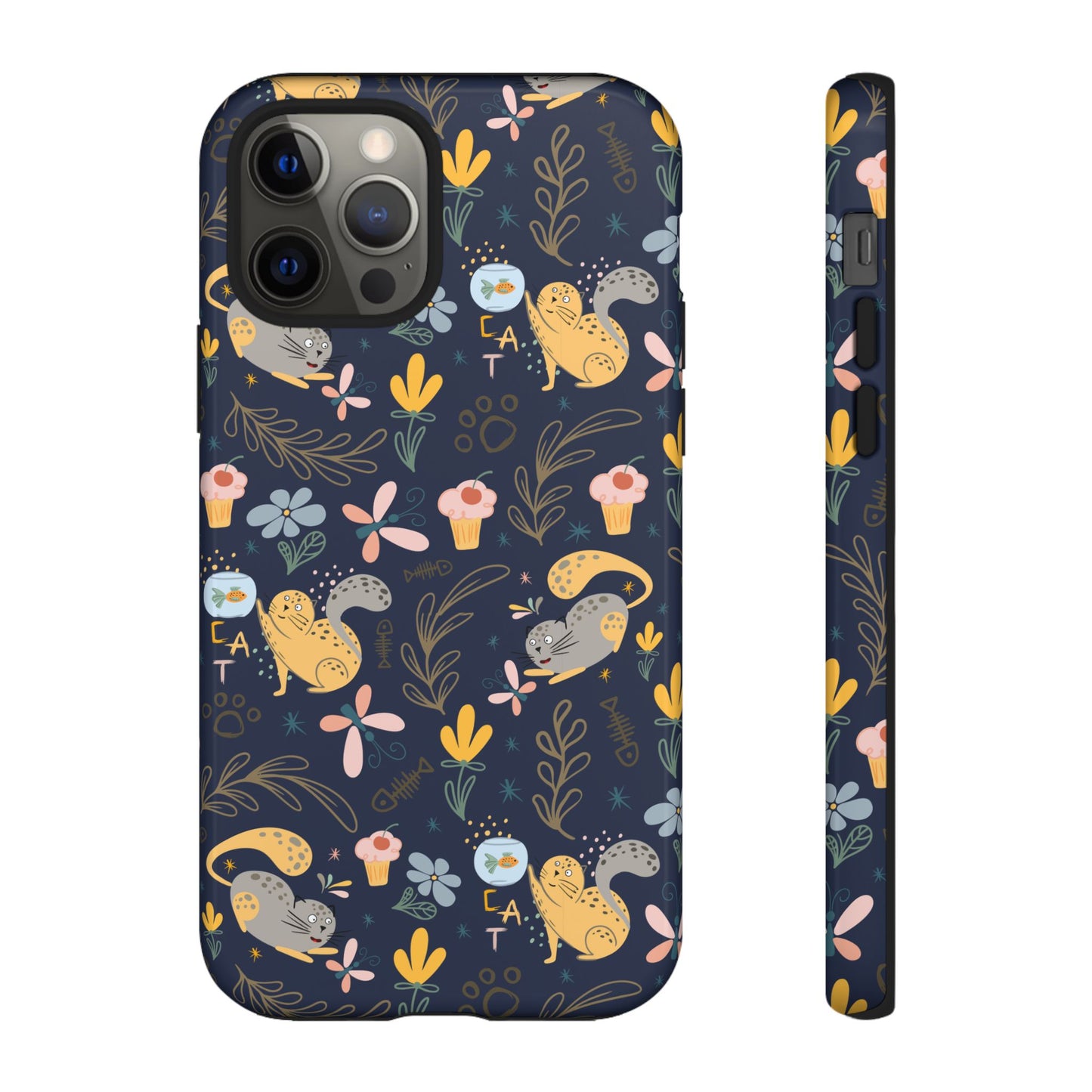 Cat-Themed Tough Phone Case - Tough Case For Stylish Protection