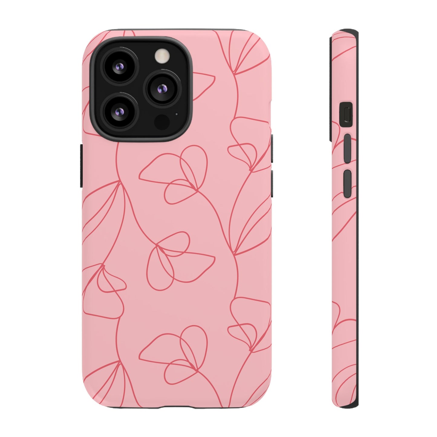 Tough Cases: Elegant Floral Phone Case - Durable Protection with Stylish Design