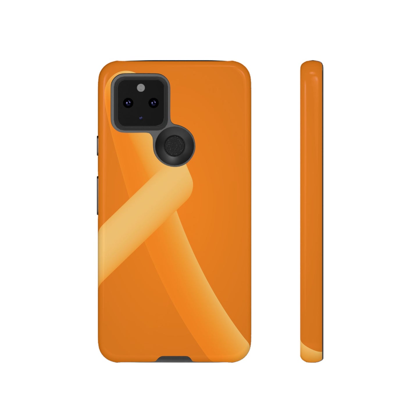 Stylish Tough Phone Case - Modern Orange Design for Ultimate Protection