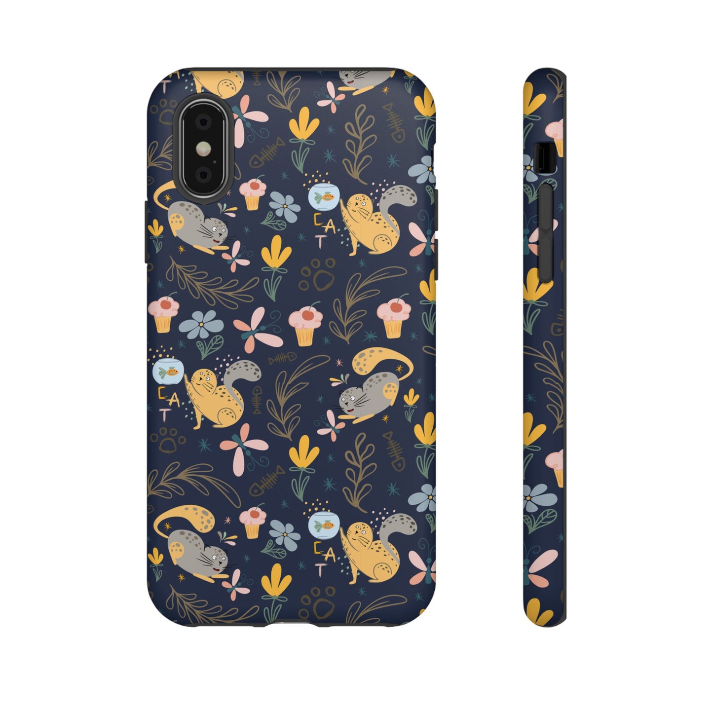 Cat-Themed Tough Phone Case - Tough Case For Stylish Protection
