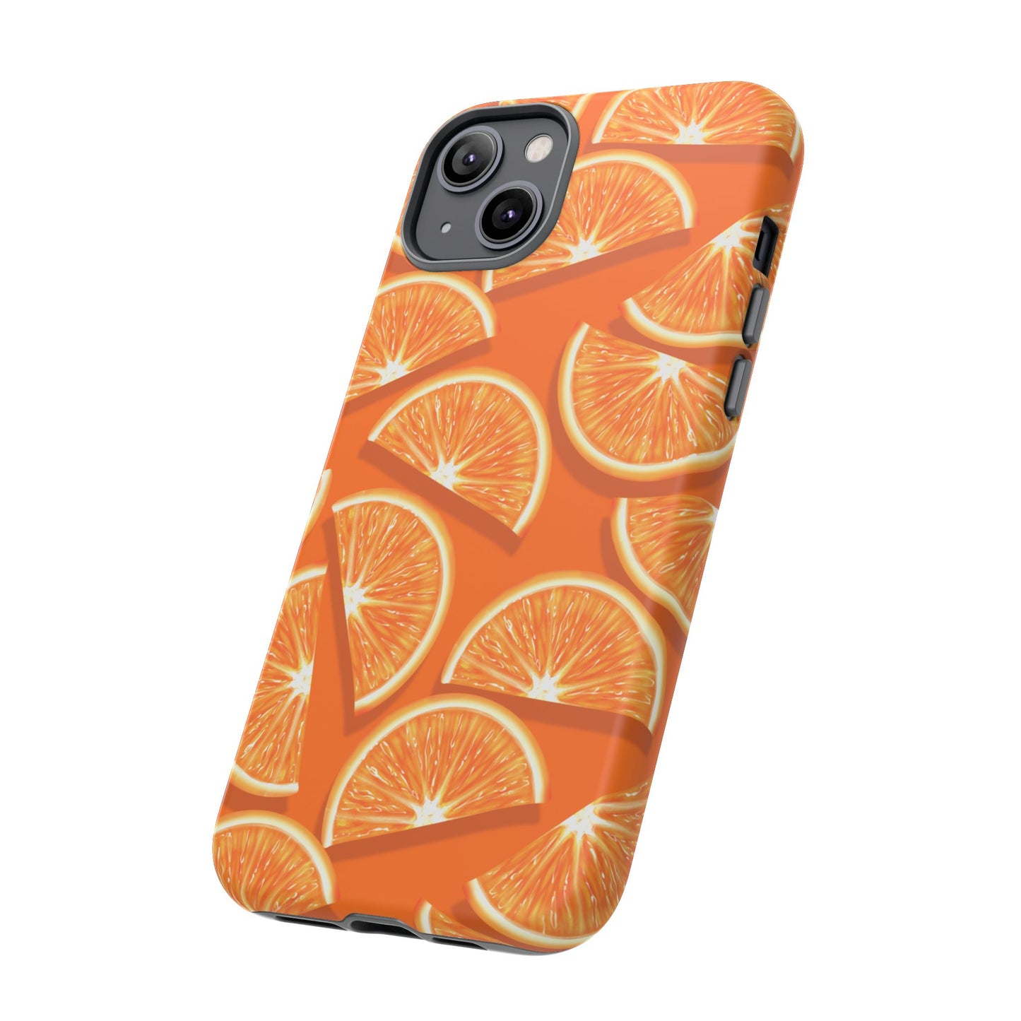 Vibrant Orange Slice Phone Case - Tough Cases for Phone Protection