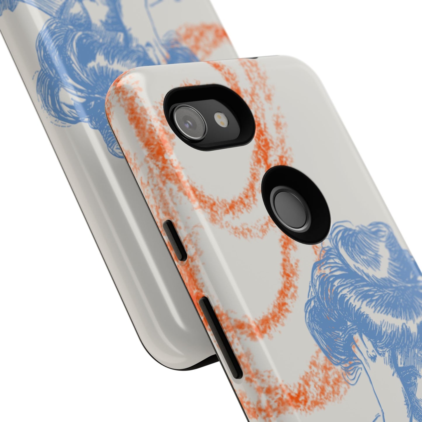Artistic Phone Case with Stress Relief Design
