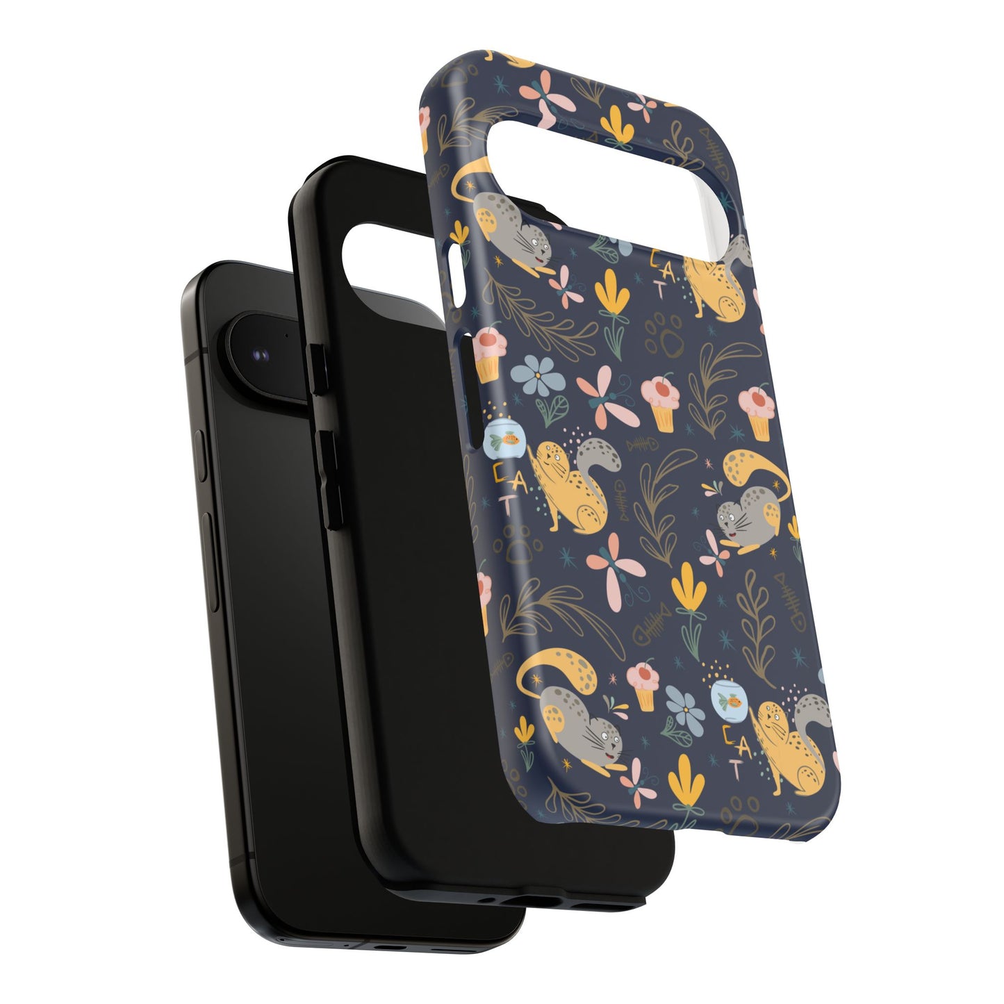 Cat-Themed Tough Phone Case - Tough Case For Stylish Protection