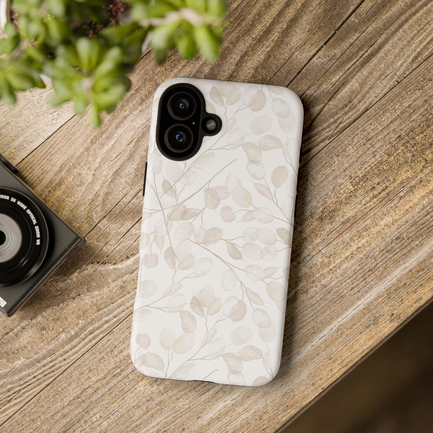 Botanical Phone Case, Tough Cases, Floral Design, Nature Lover Gift, Eco-Friendly Accessory, Protective Phone Cover