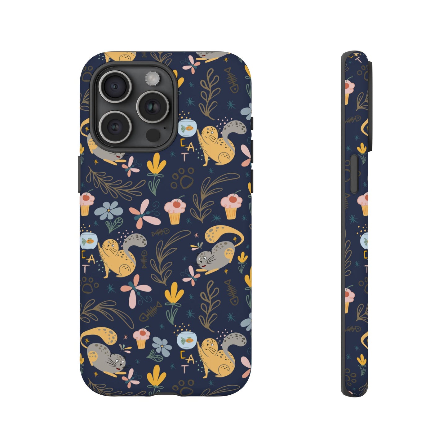 Cat-Themed Tough Phone Case - Tough Case For Stylish Protection