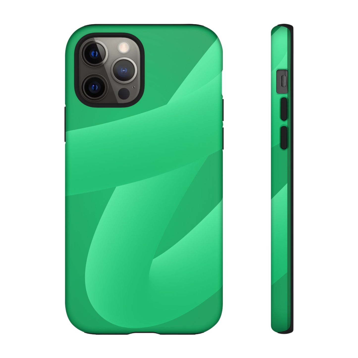 Stylish Tough Phone Case - Modern Green Design for Ultimate Protection