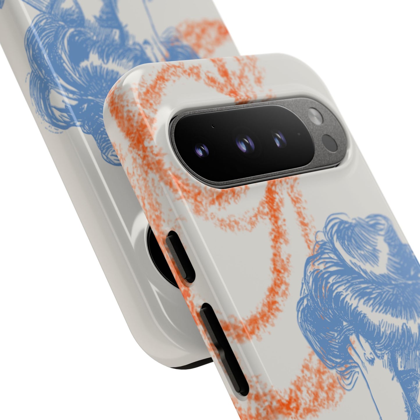 Artistic Phone Case with Stress Relief Design