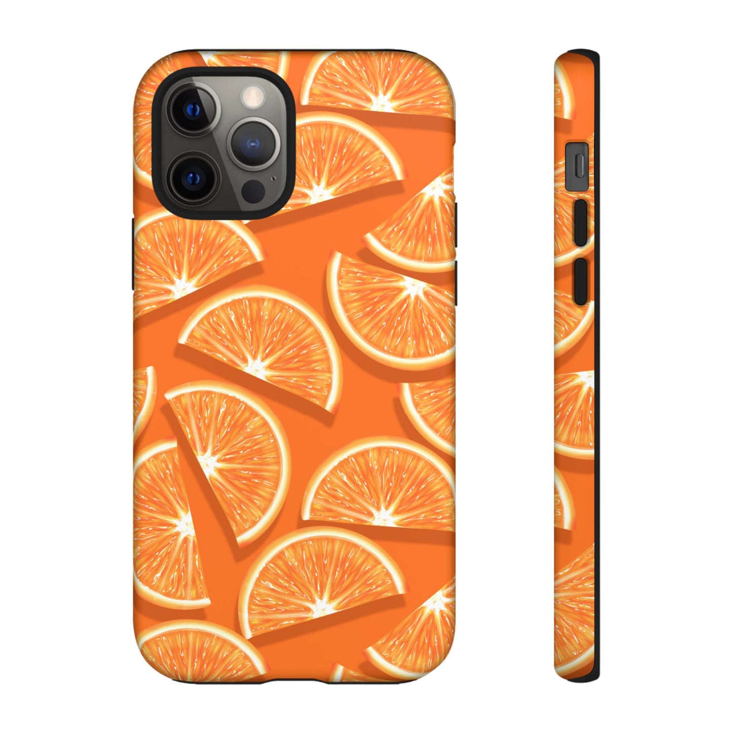 Vibrant Orange Slice Phone Case - Tough Cases for Phone Protection