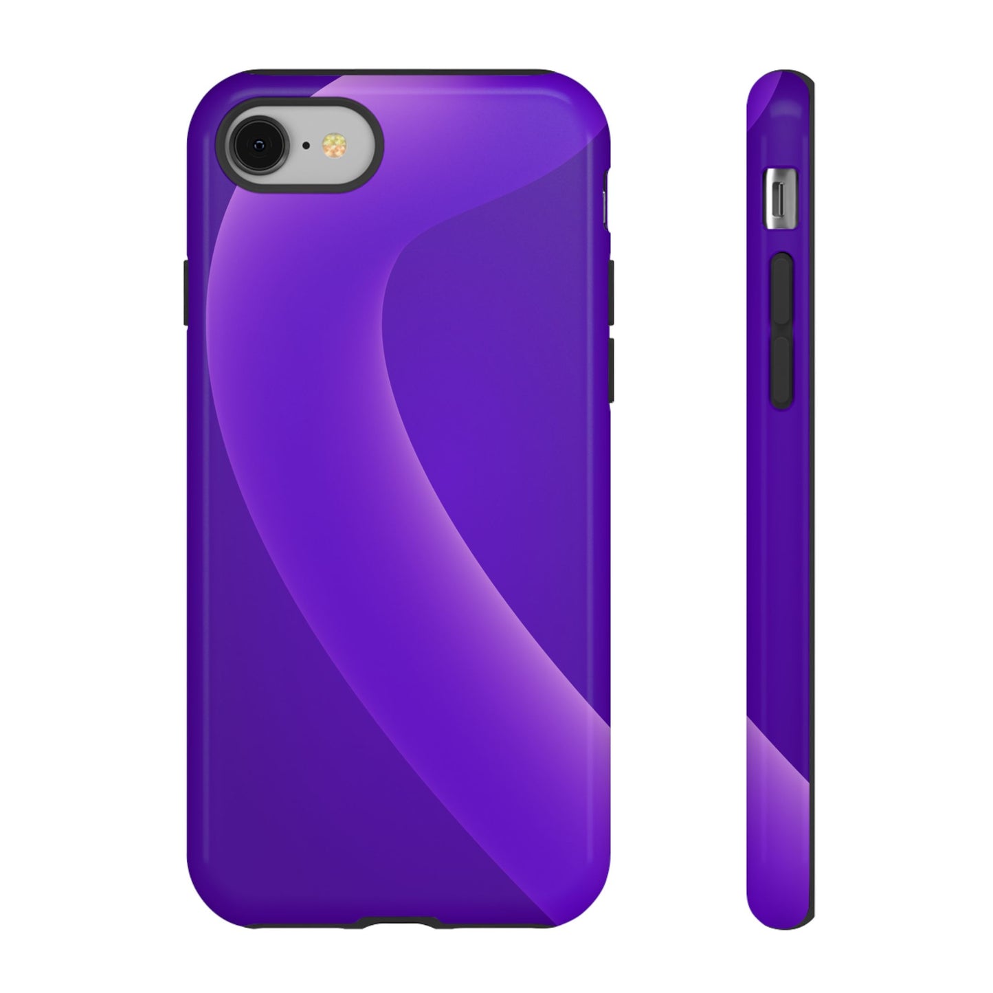 Stylish Tough Phone Case - Modern Purple Design for Ultimate Protection