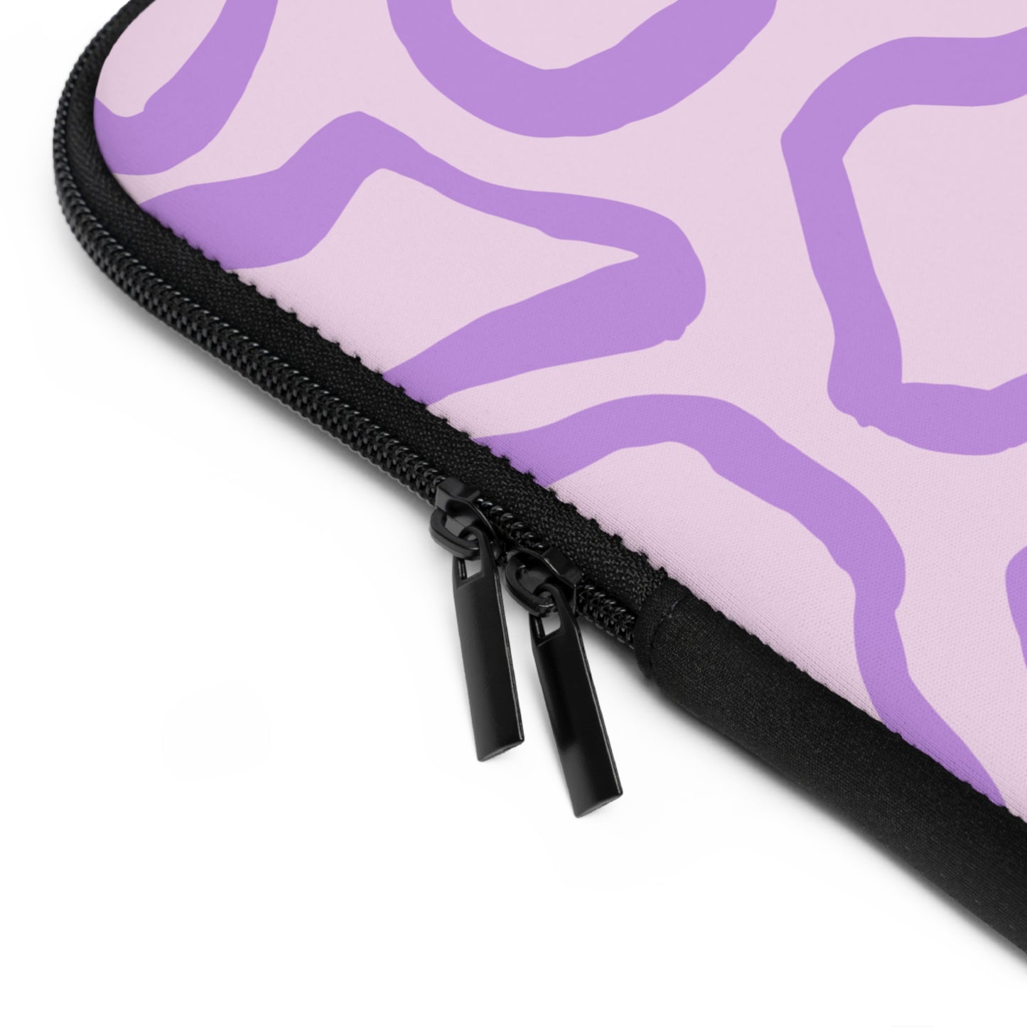 Purple Leopard Print Laptop Sleeve - Stylish Protective Case for Tech Lovers