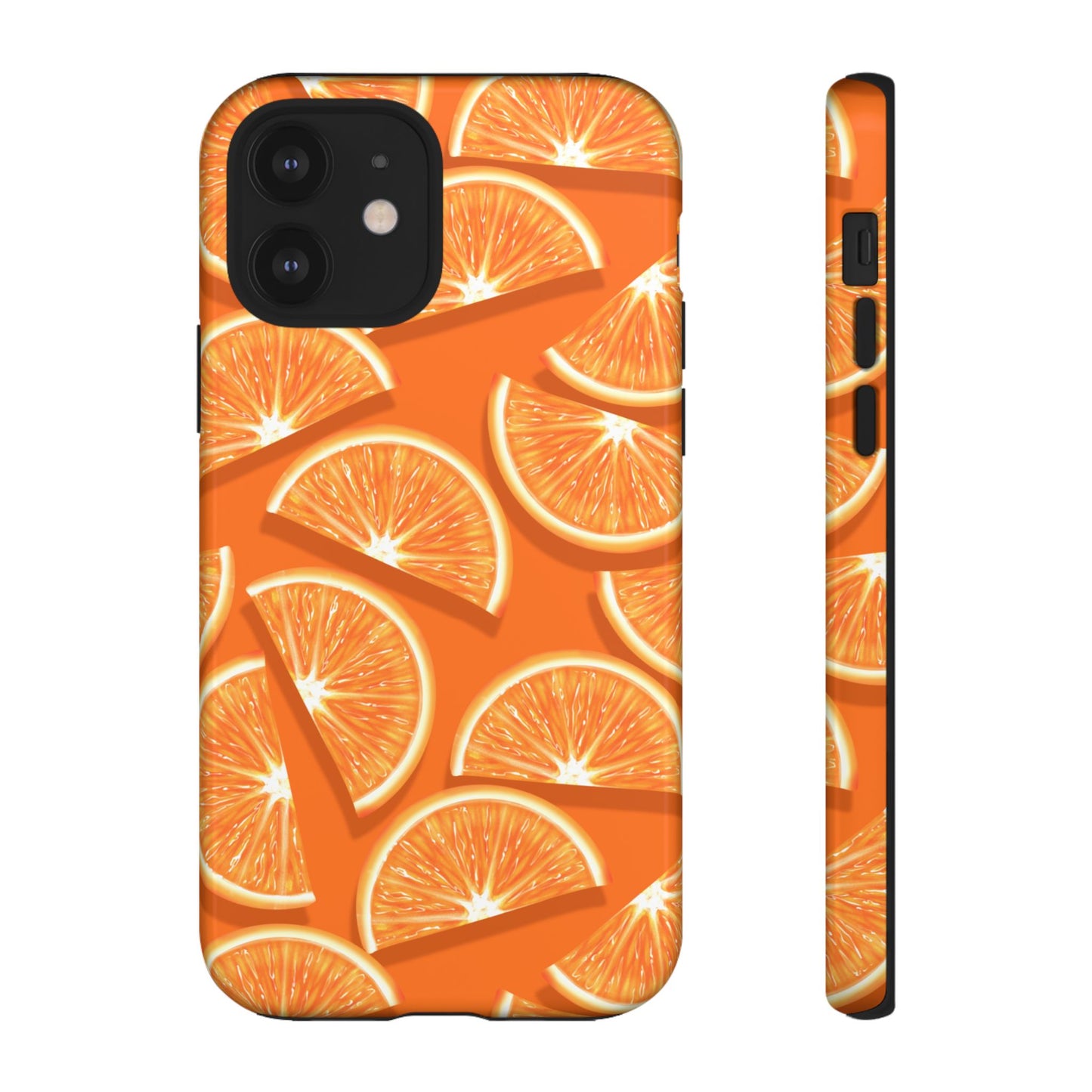 Vibrant Orange Slice Phone Case - Tough Cases for Phone Protection